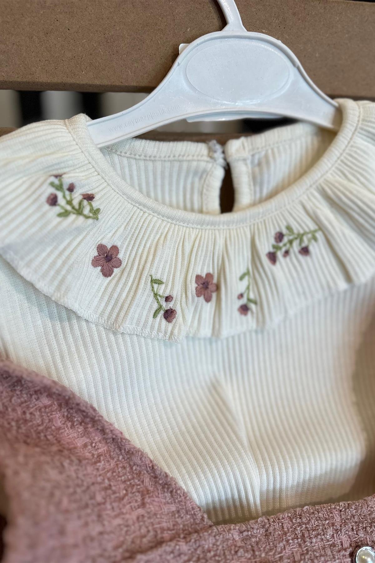 Kids Pudra Jile Tuvit Elbise Takım