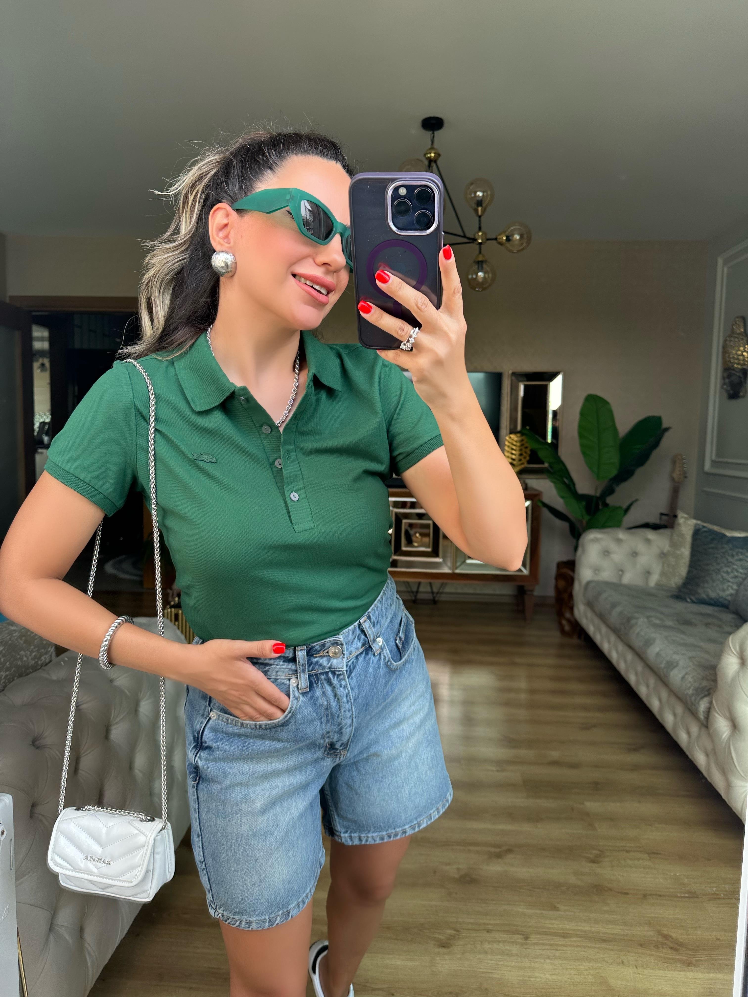 Koyu Yeşil Orj Marka Tshirt