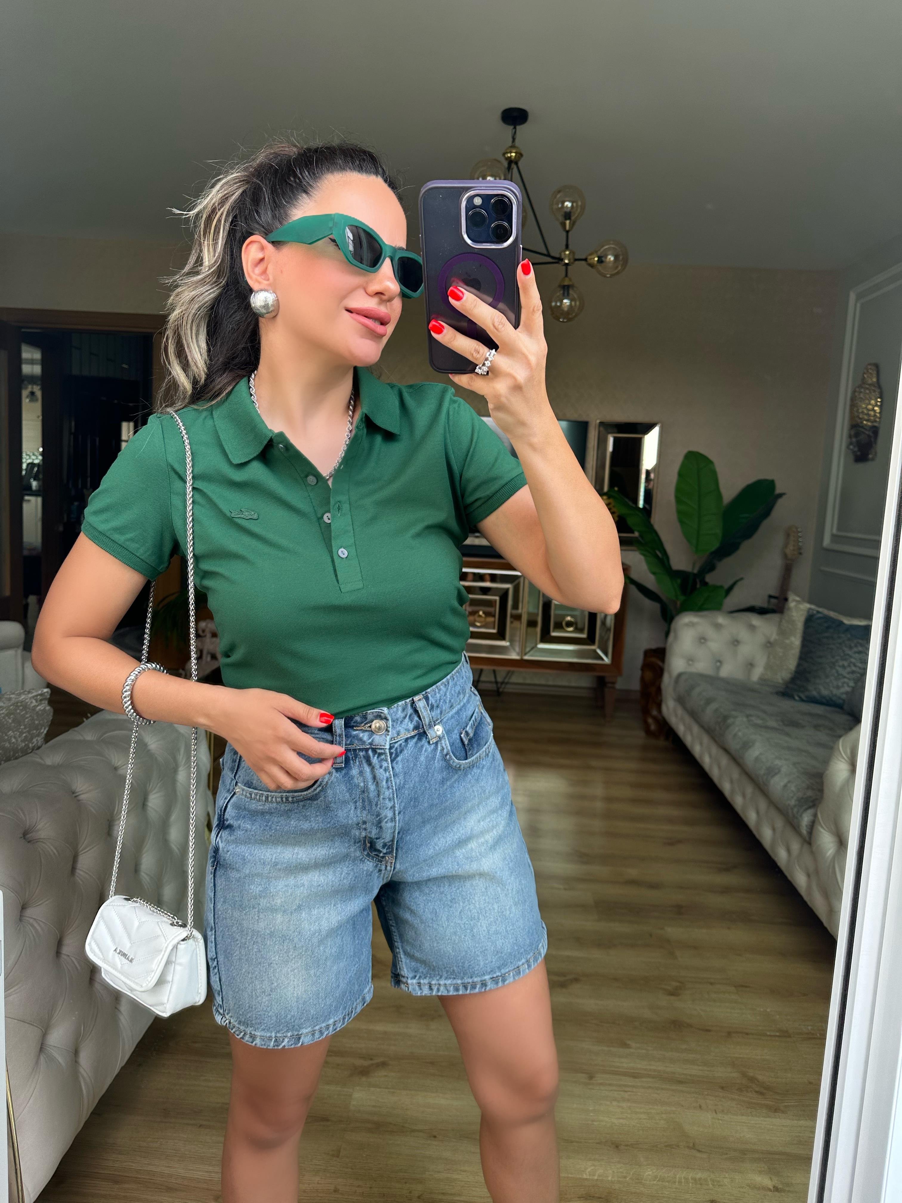 Koyu Yeşil Orj Marka Tshirt