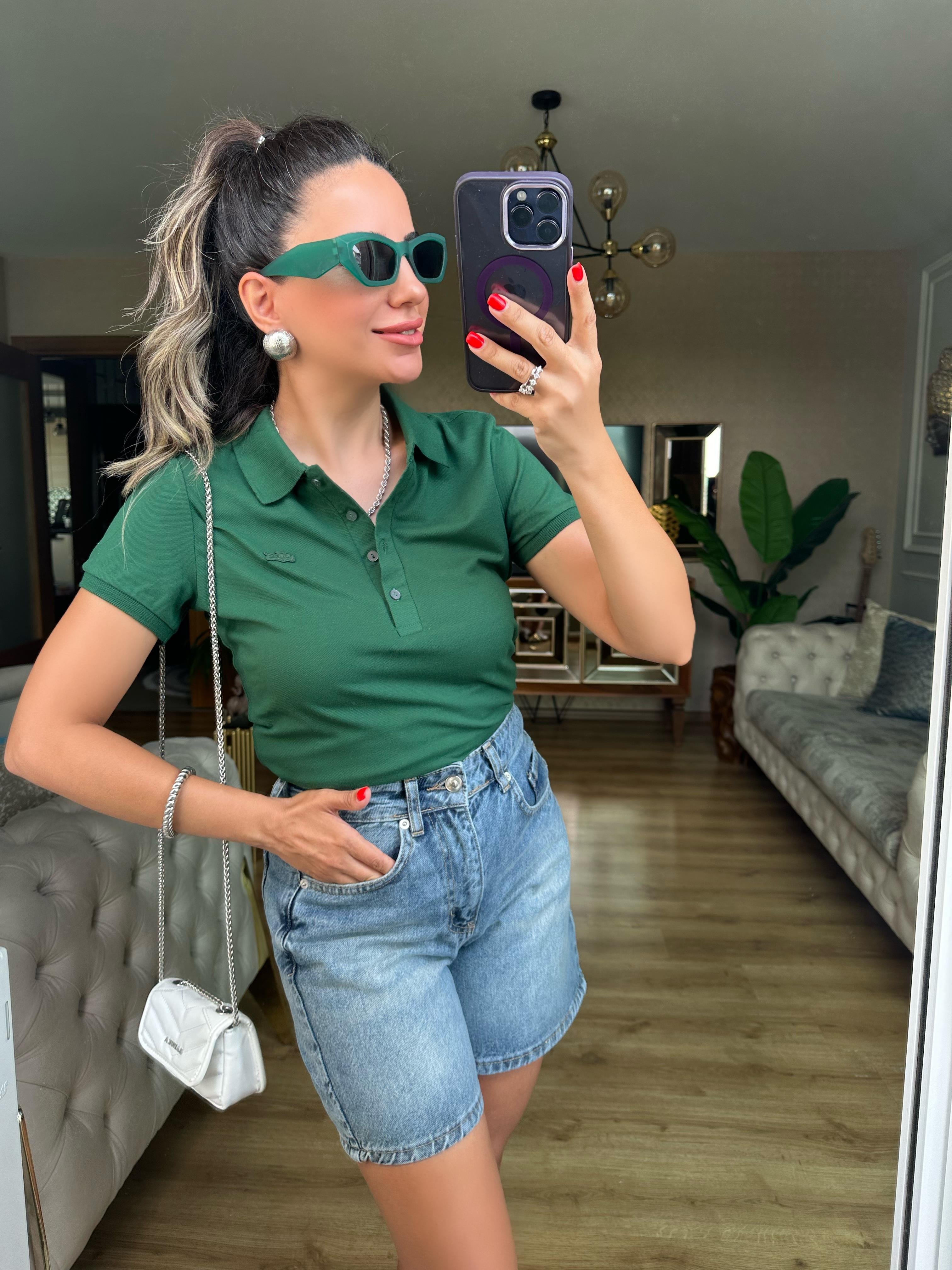 Koyu Yeşil Orj Marka Tshirt