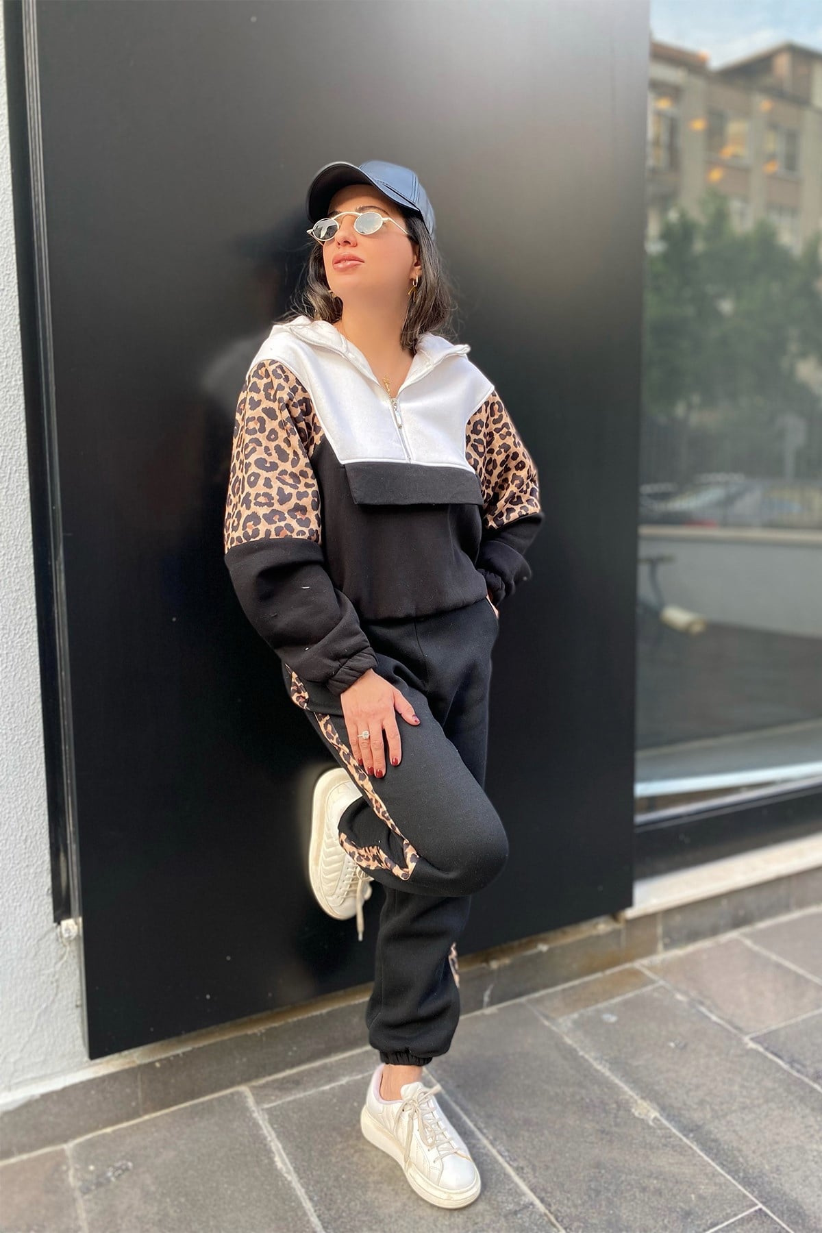 Leoparlı Eşofman Takım