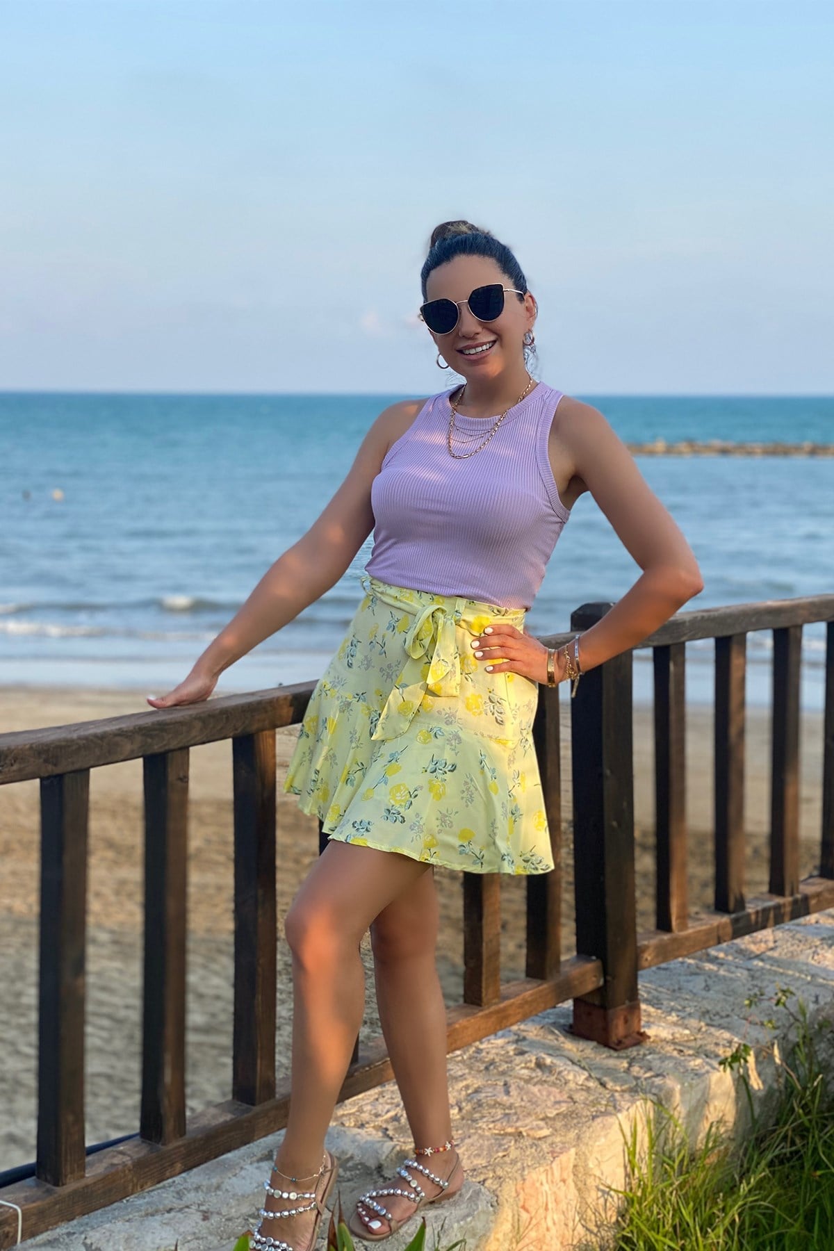 Lila Fitilli  Crop Top