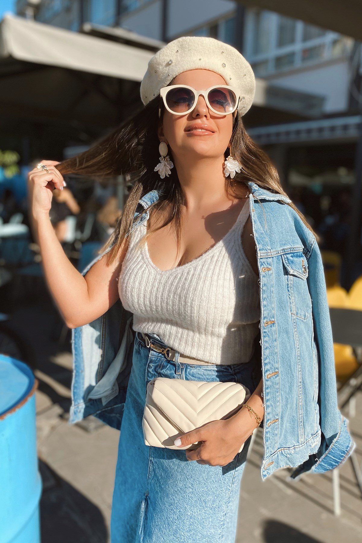 Mavi Kot Ceket