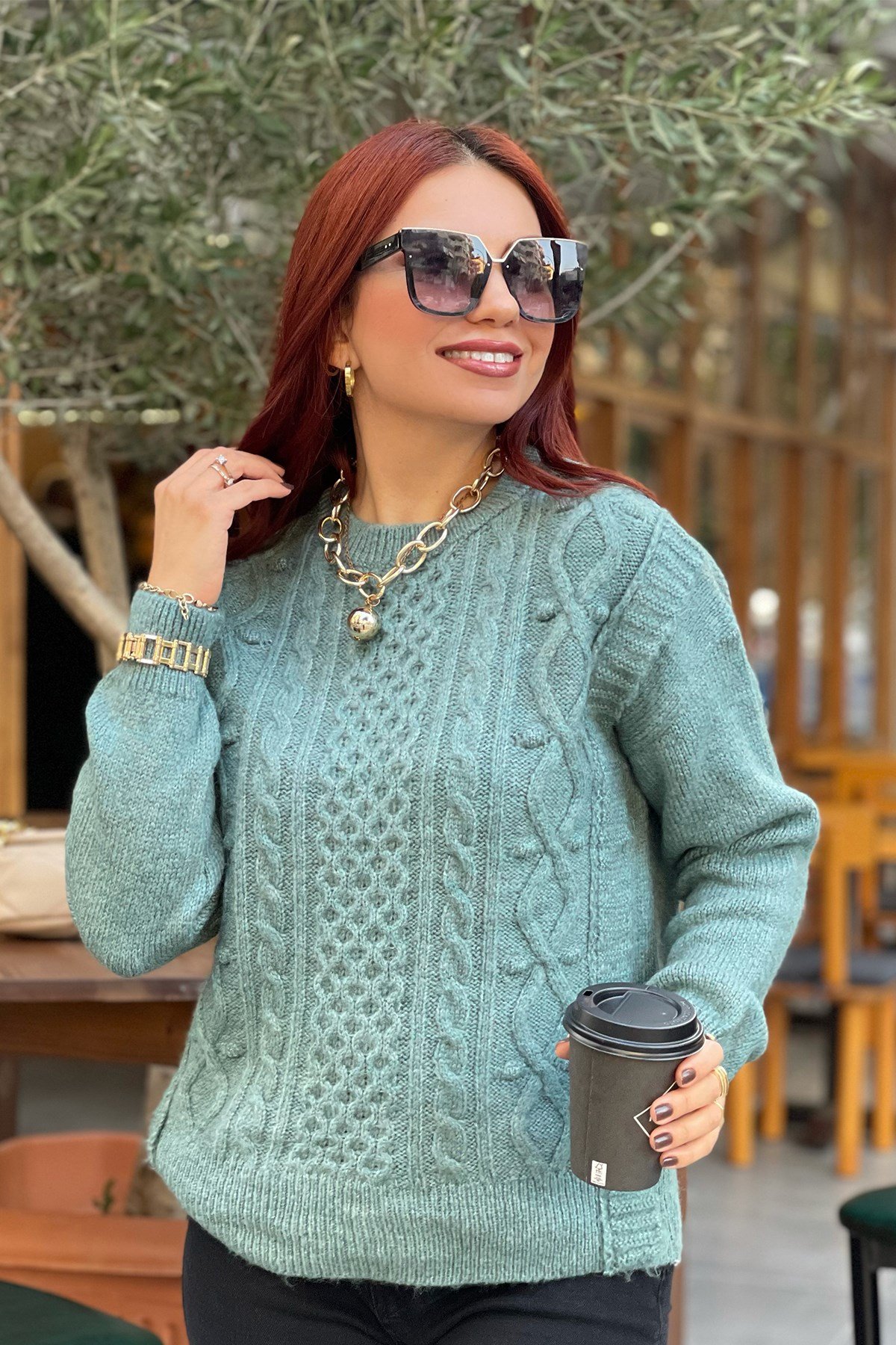 Mint Yeşili  Kazak