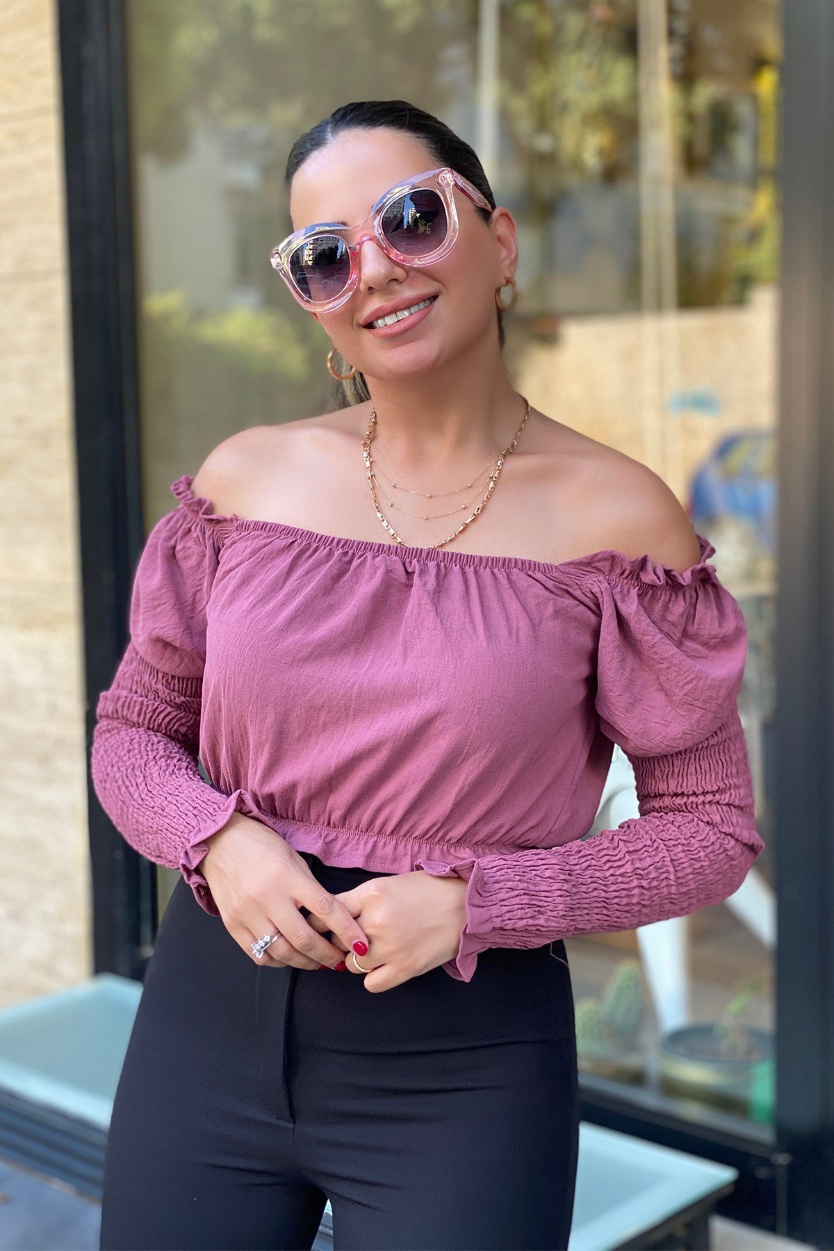 Mürdüm Gipeli Uzun Kol Bluz