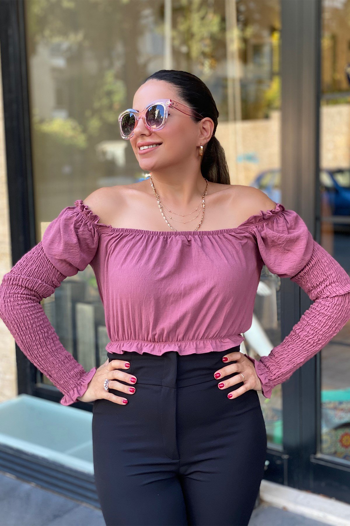 Mürdüm Gipeli Uzun Kol Bluz