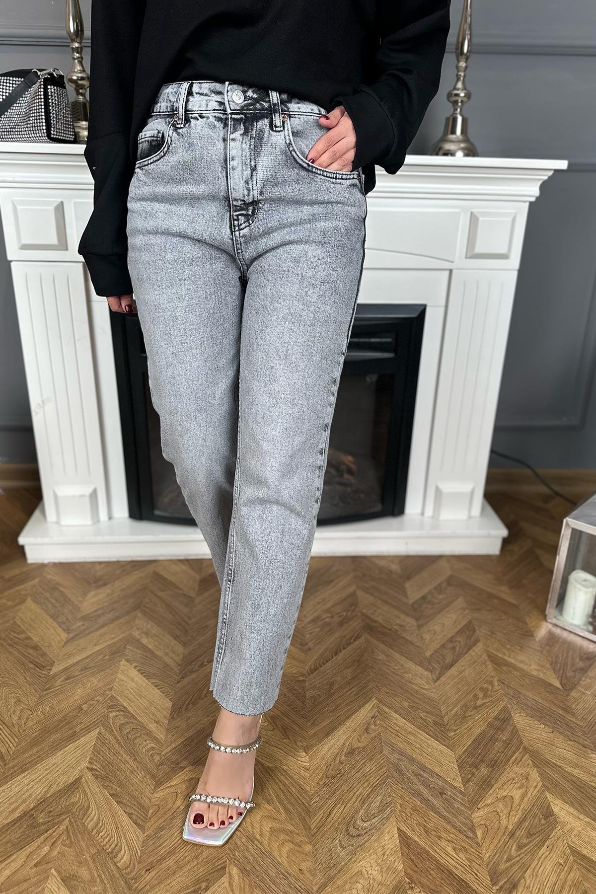 Orjinal Açık Gri Kot Pantolon