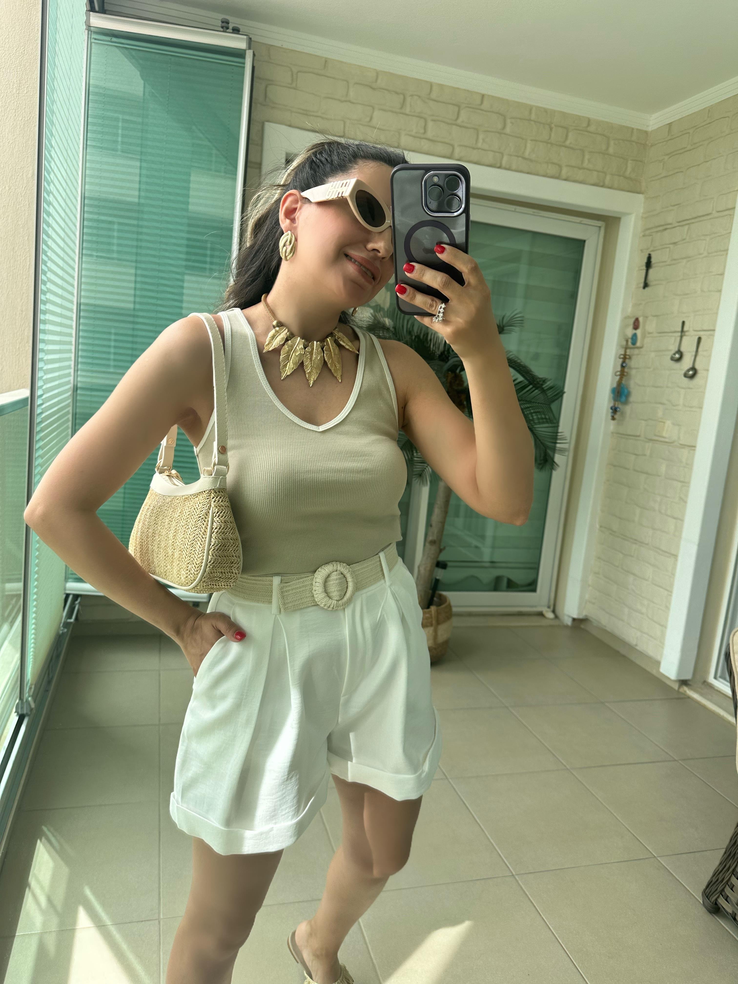 Orjinal Marka Bej Çift Renk Atlet