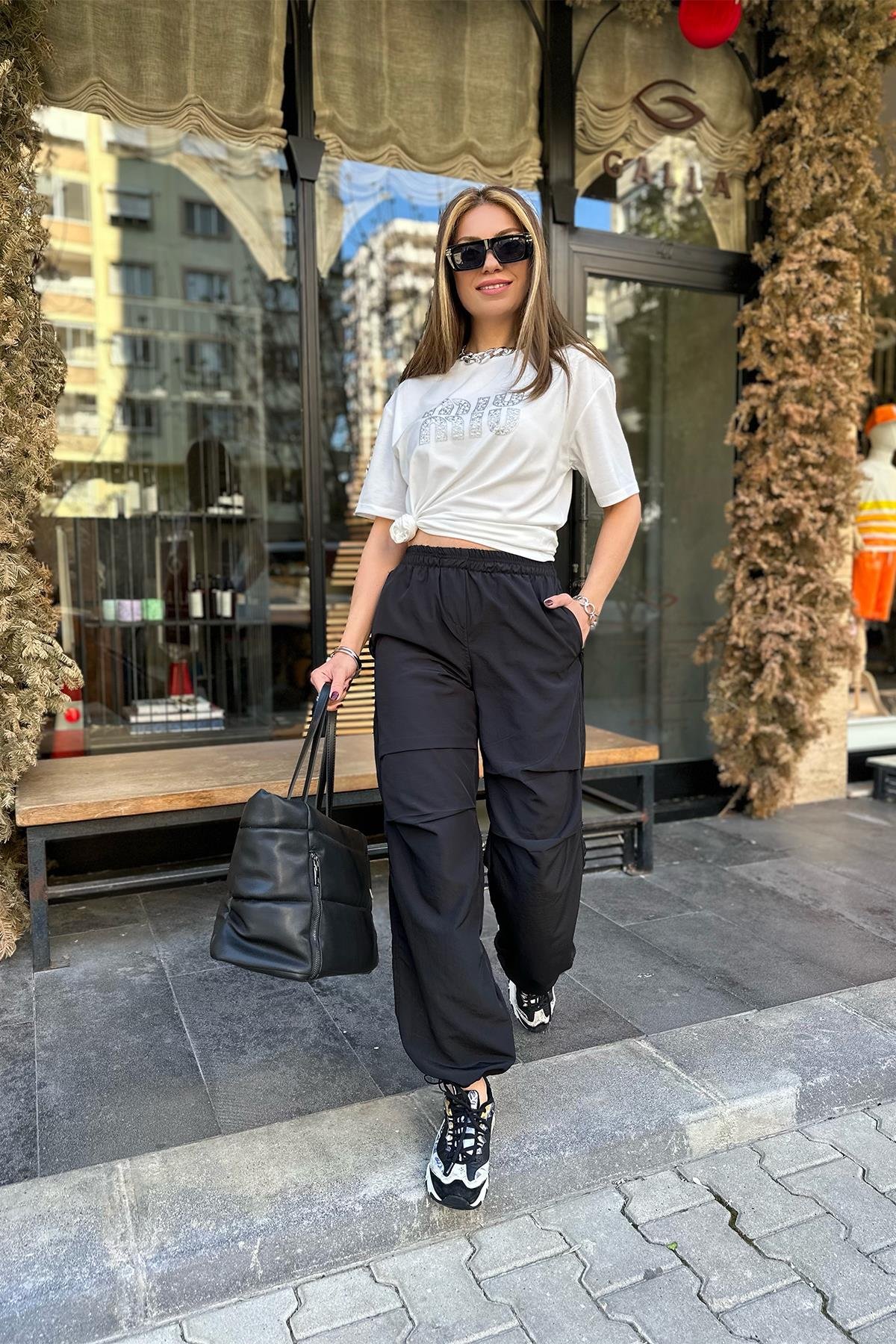 Paraşüt Kumaş Kargo Pantolon