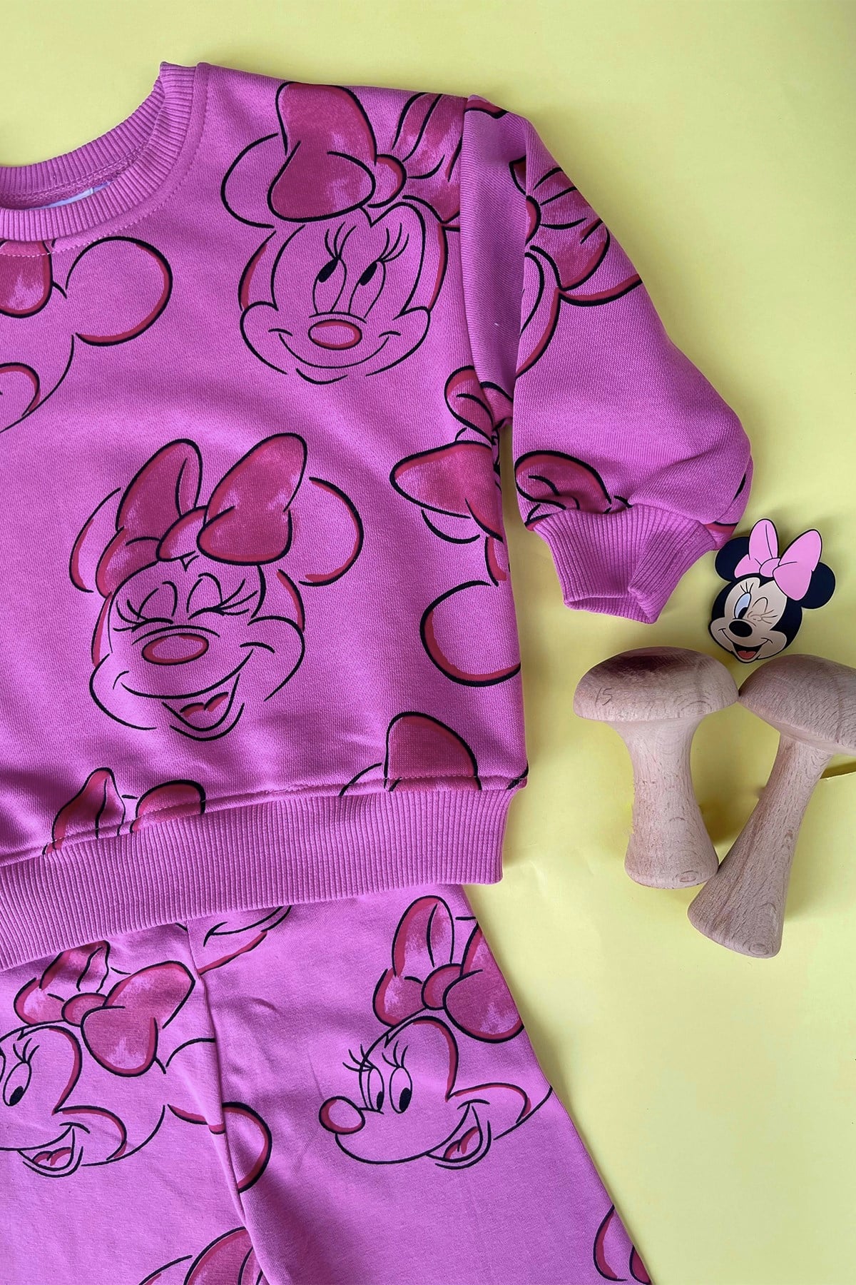 Pembe Mickey Mouse Takım