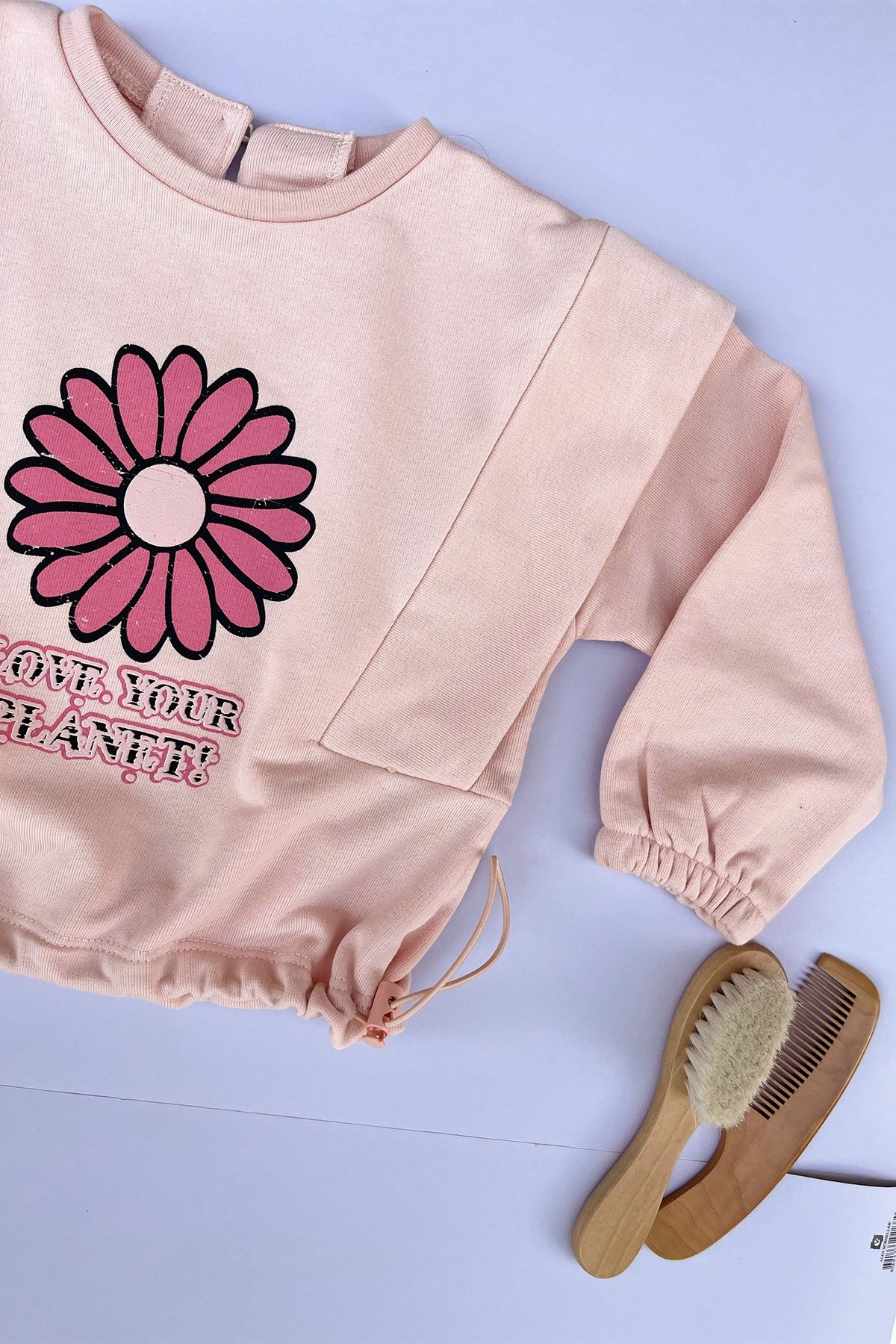 Pembe Papatya Baskılı Tütü Takım