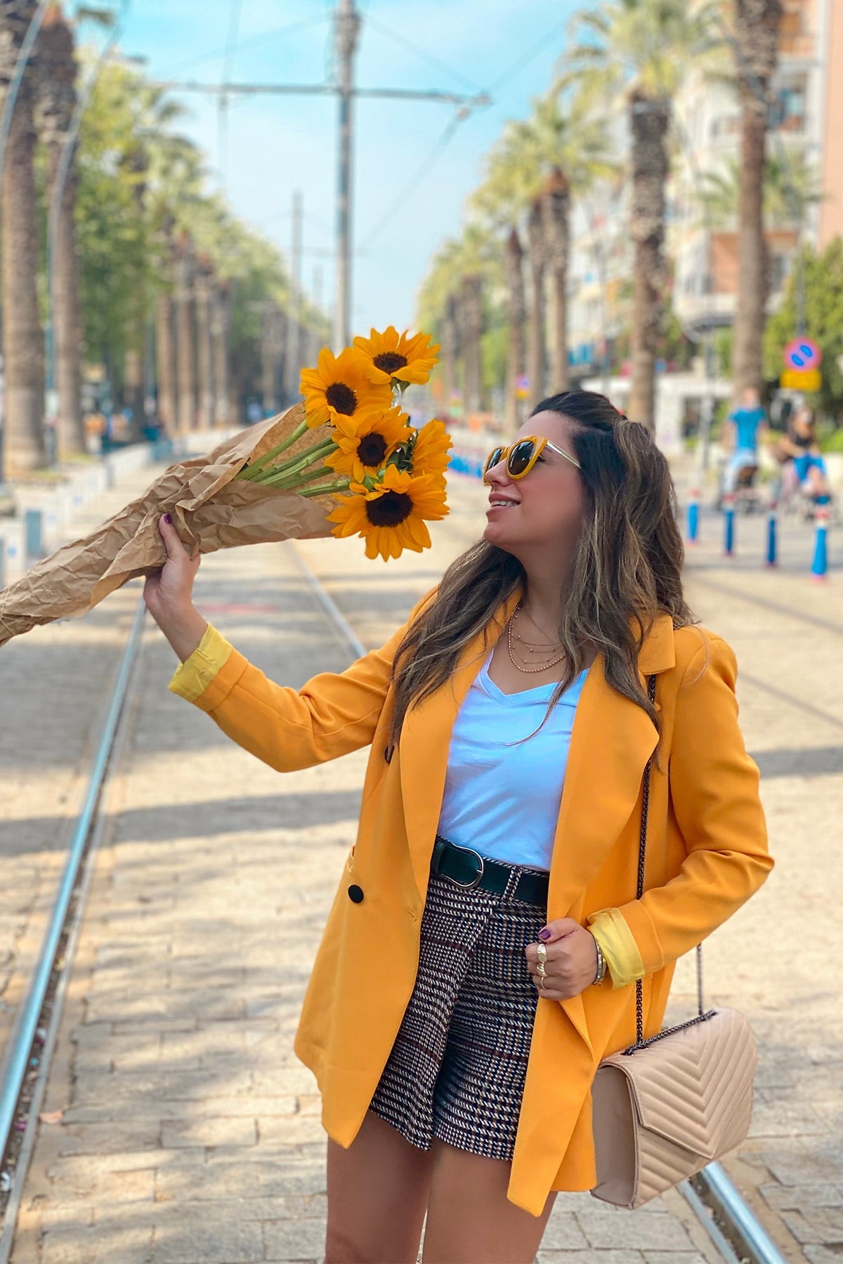 Sarı Blazer Ceket