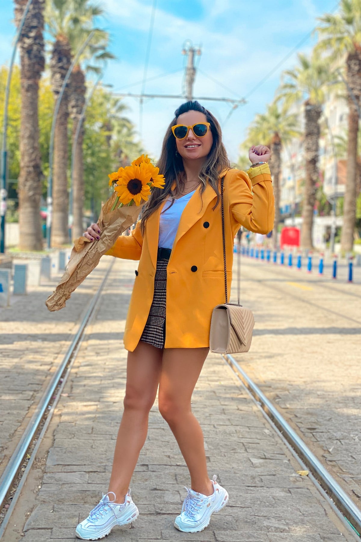 Sarı Blazer Ceket