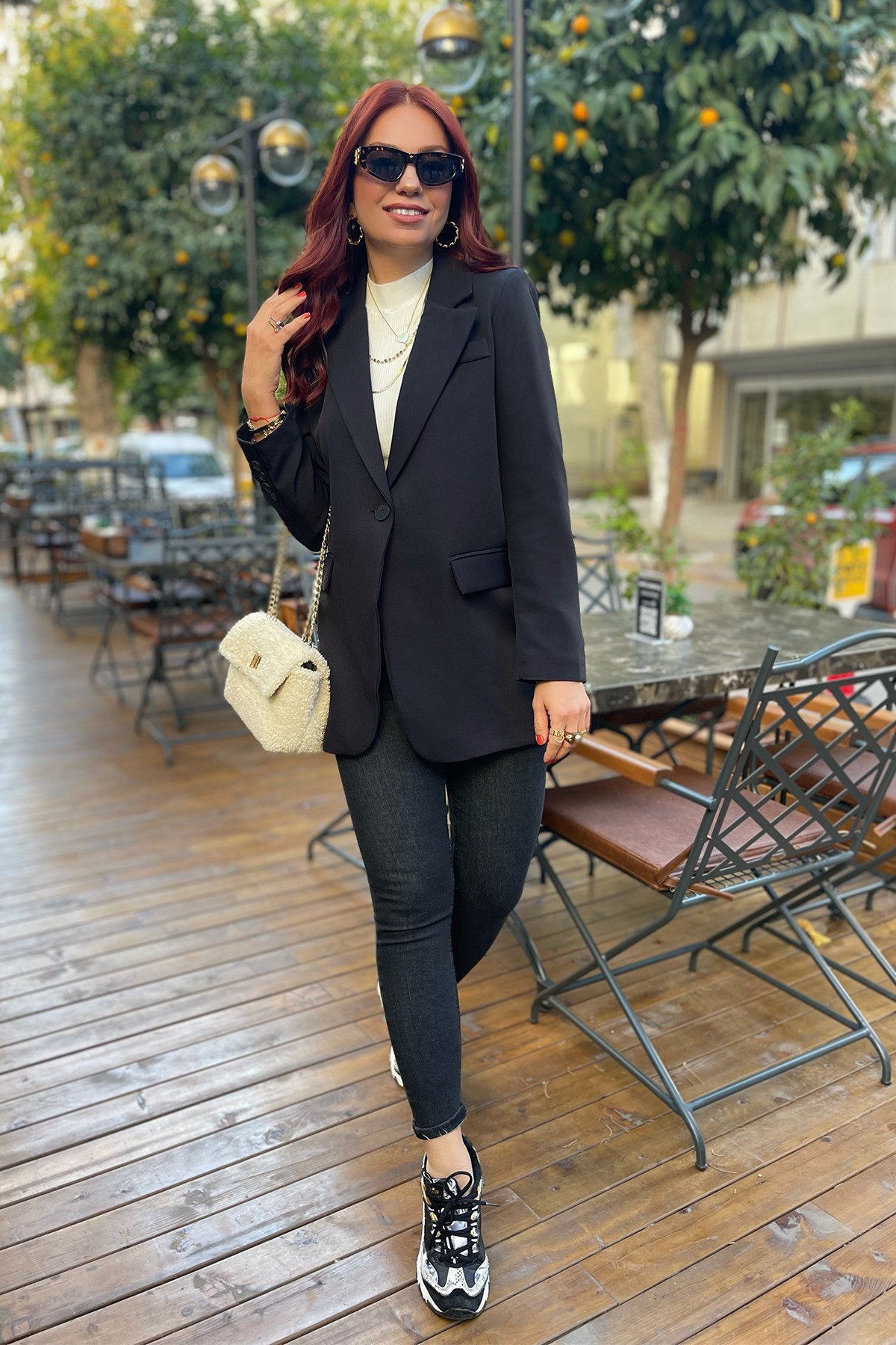 Siyah Blazer Ceket