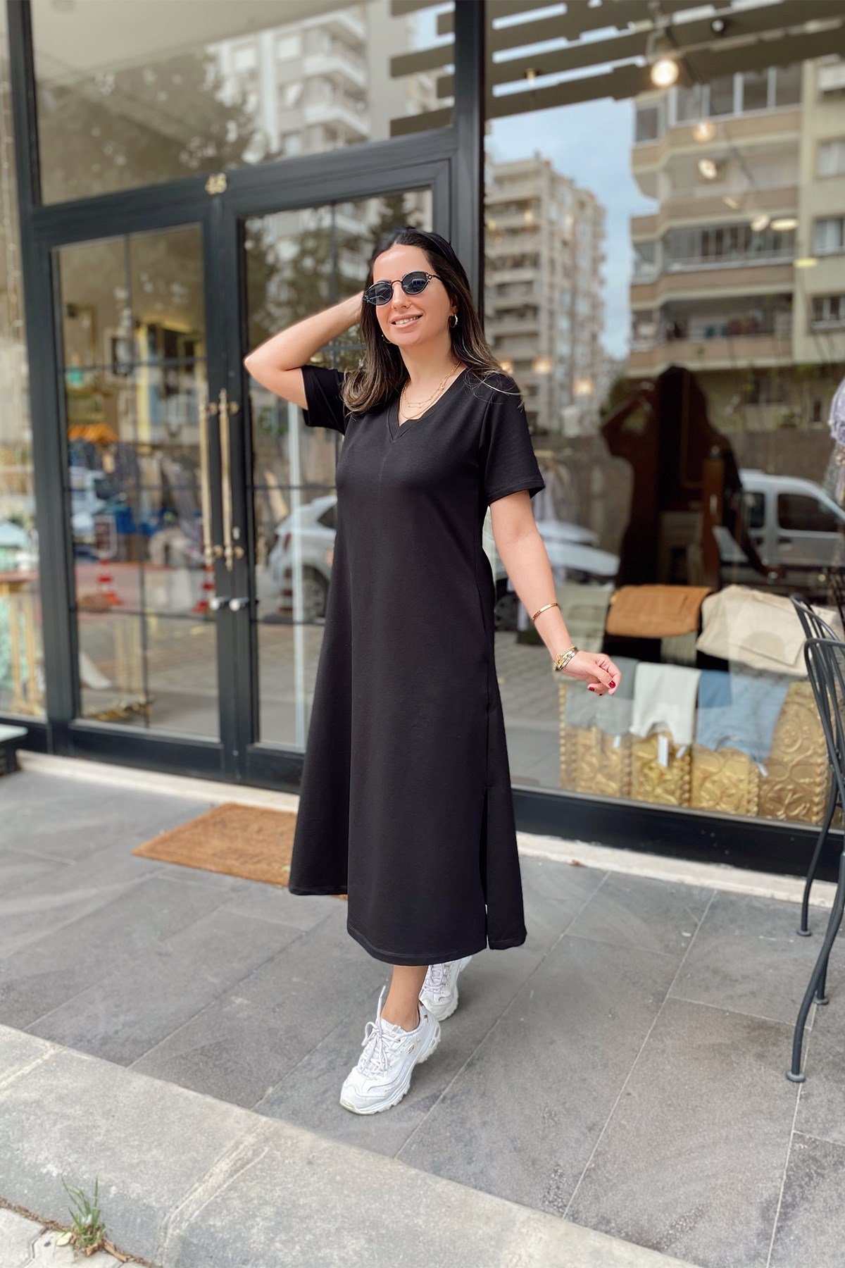 Siyah Çan Elbise