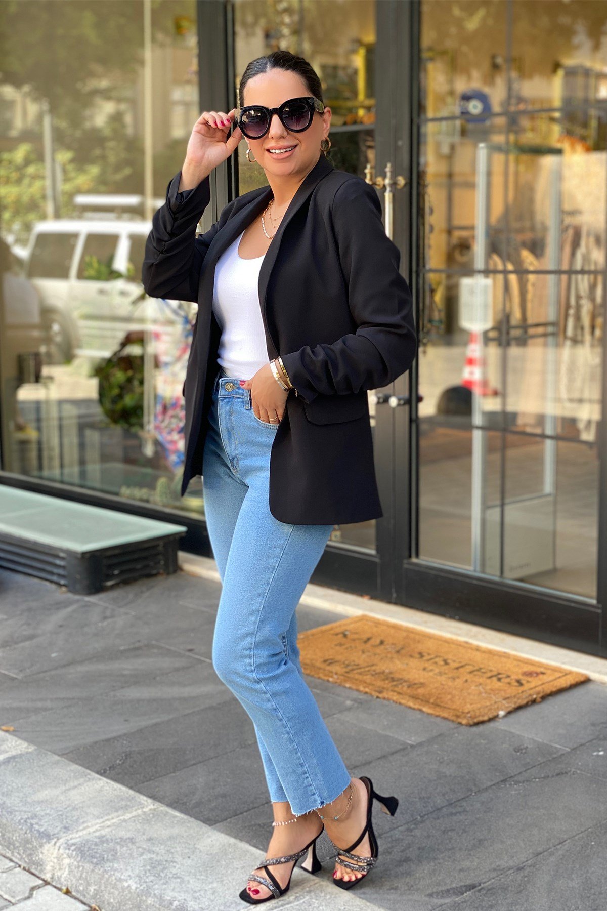 Siyah Renk Blazer Ceket