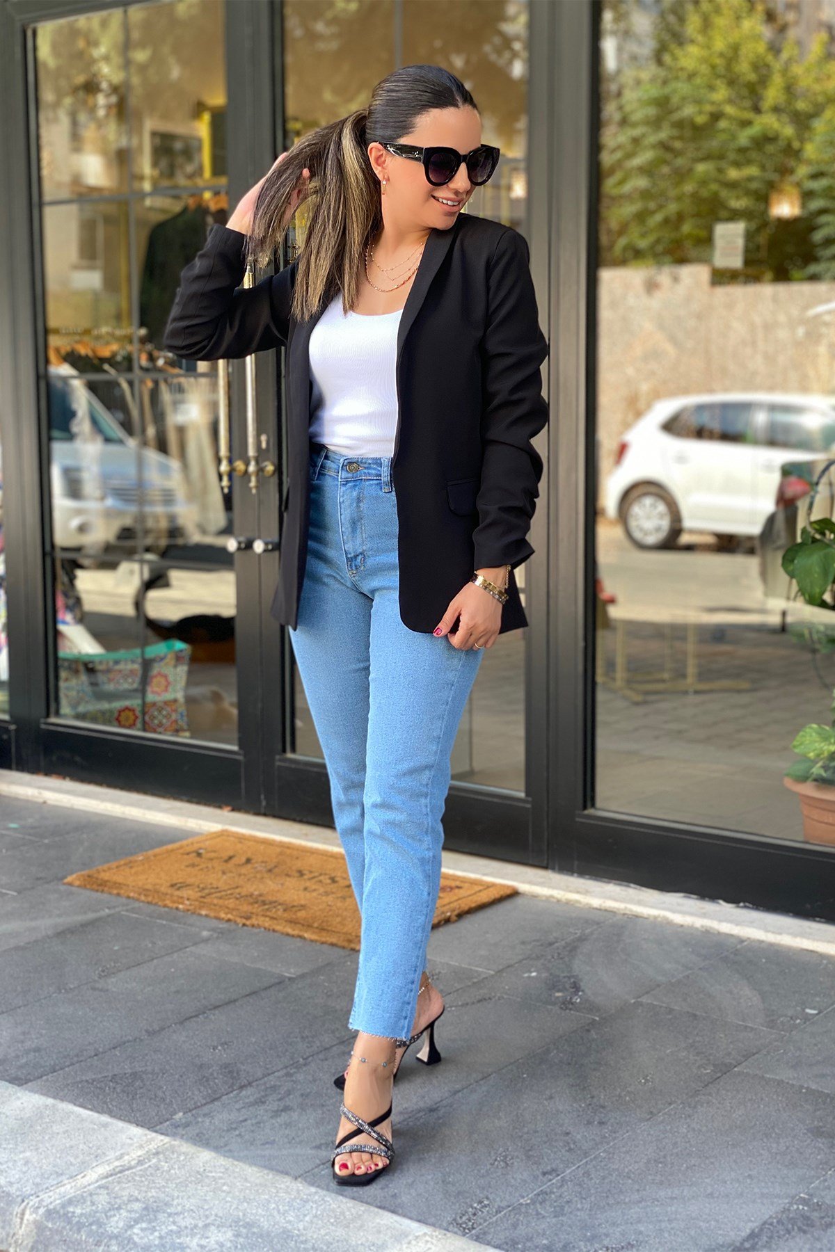 Siyah Renk Blazer Ceket