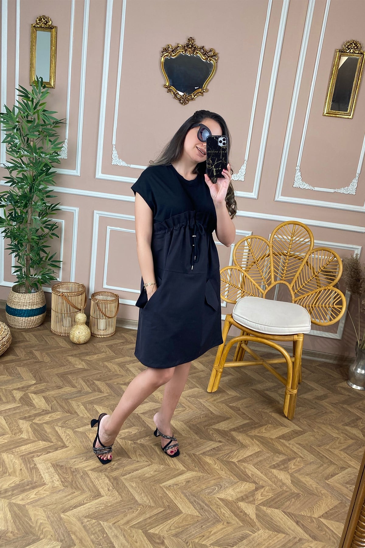 Siyah Tunik Elbise
