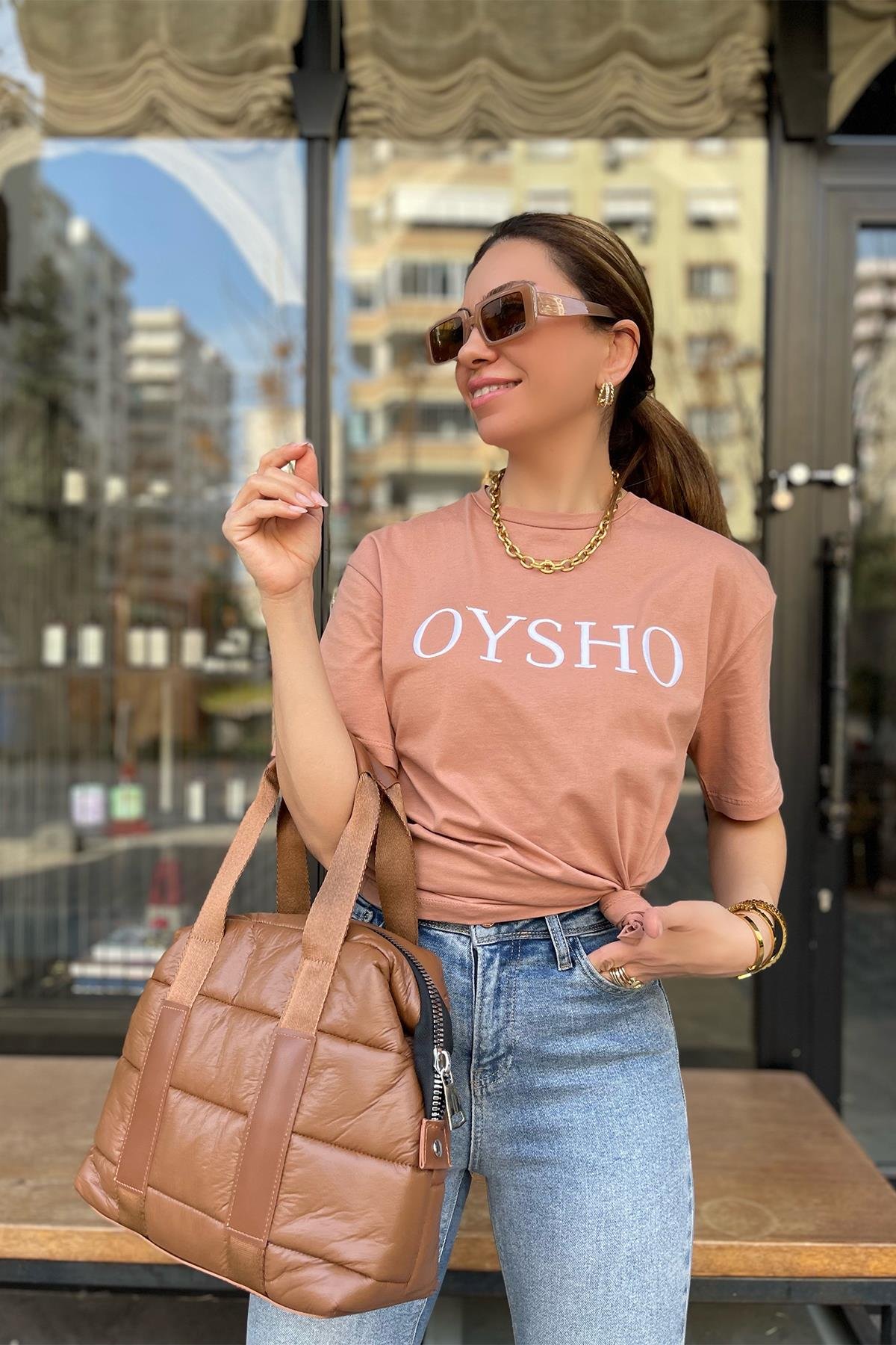 Taba Renk  Oysho Tshirt