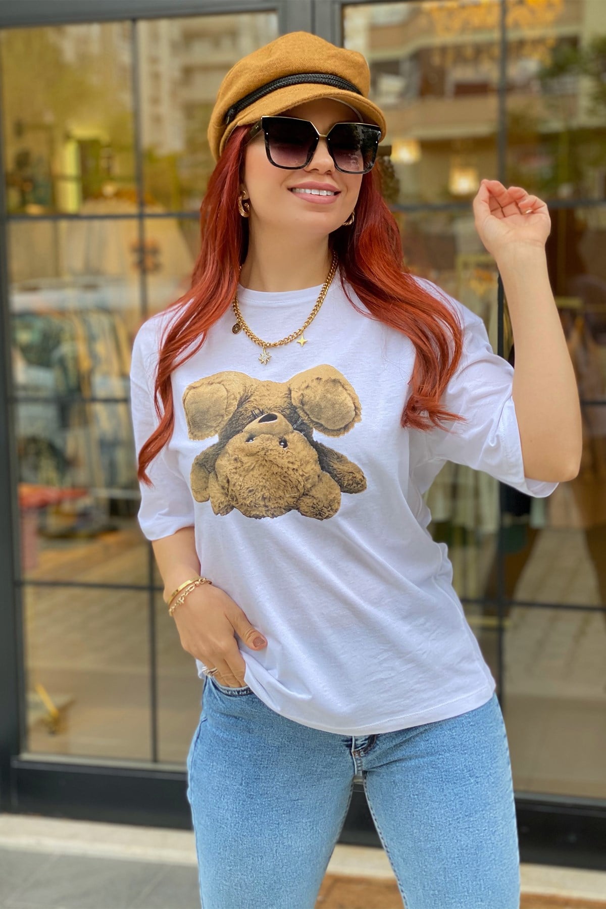 Teddy Baskılı Tshirt
