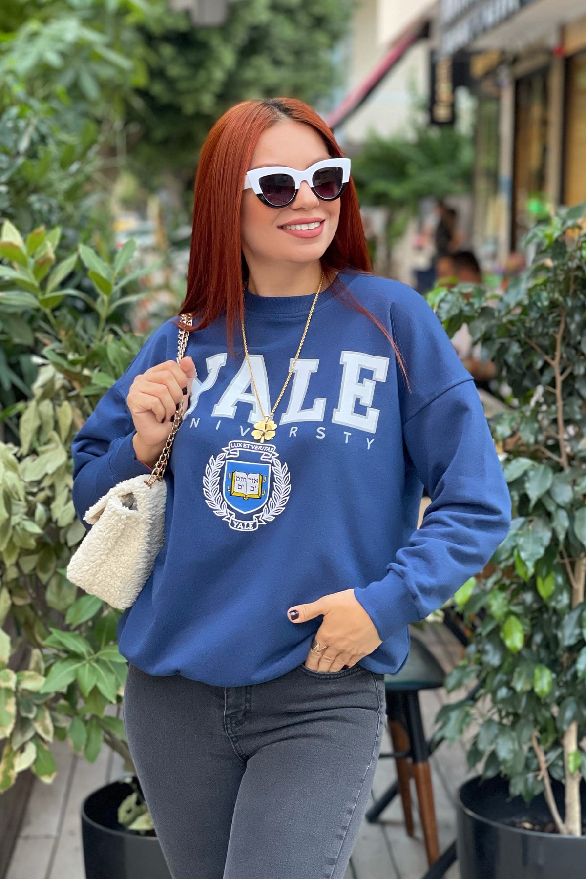 Yale Baskılı Sweatshirt