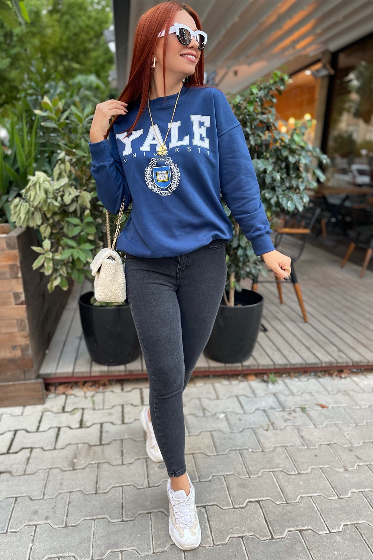 Yale Baskılı Sweatshirt