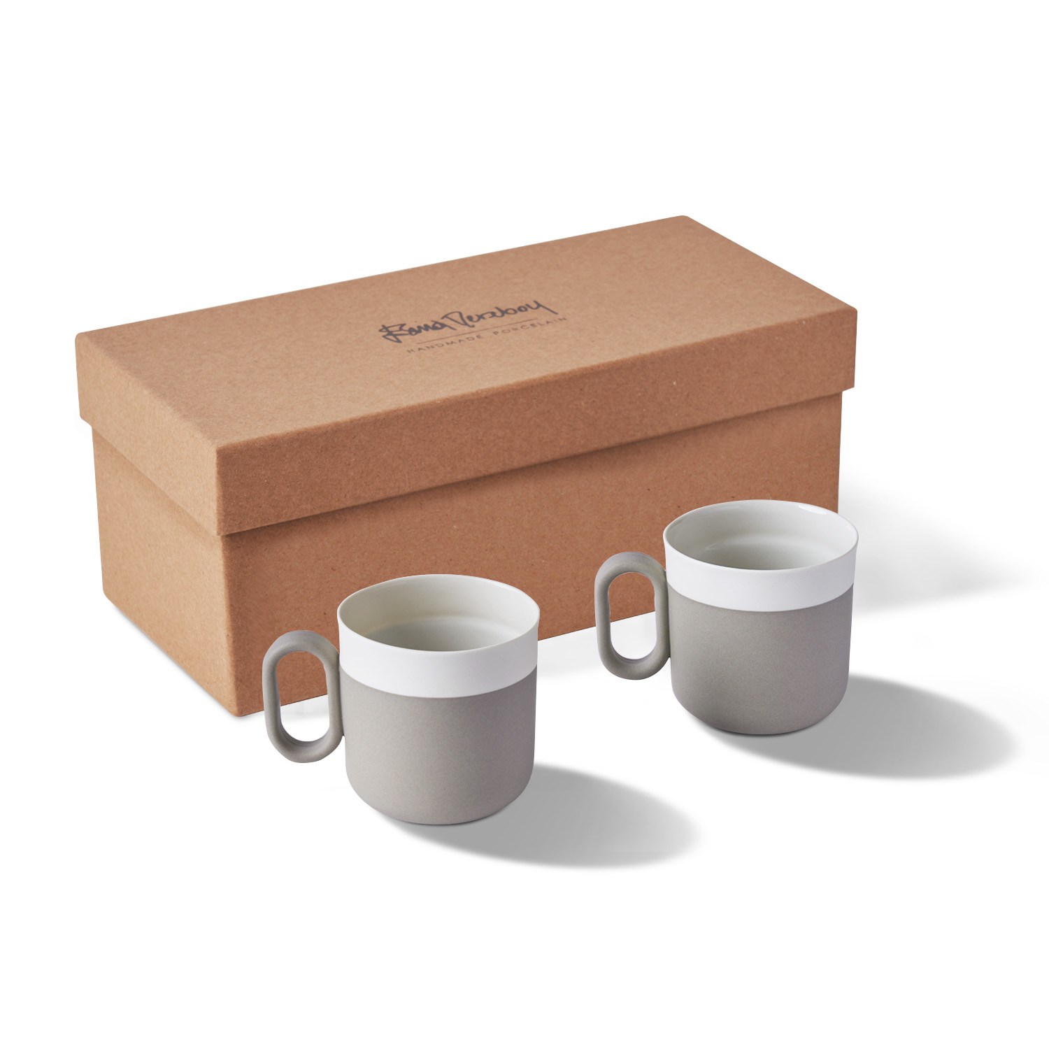 Capsule 2'li Çay Fincan Takımı Taş&fildişi