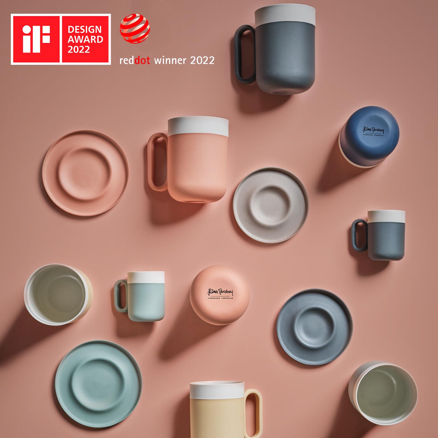 Capsule Çay Fincan Tabağı Mercan