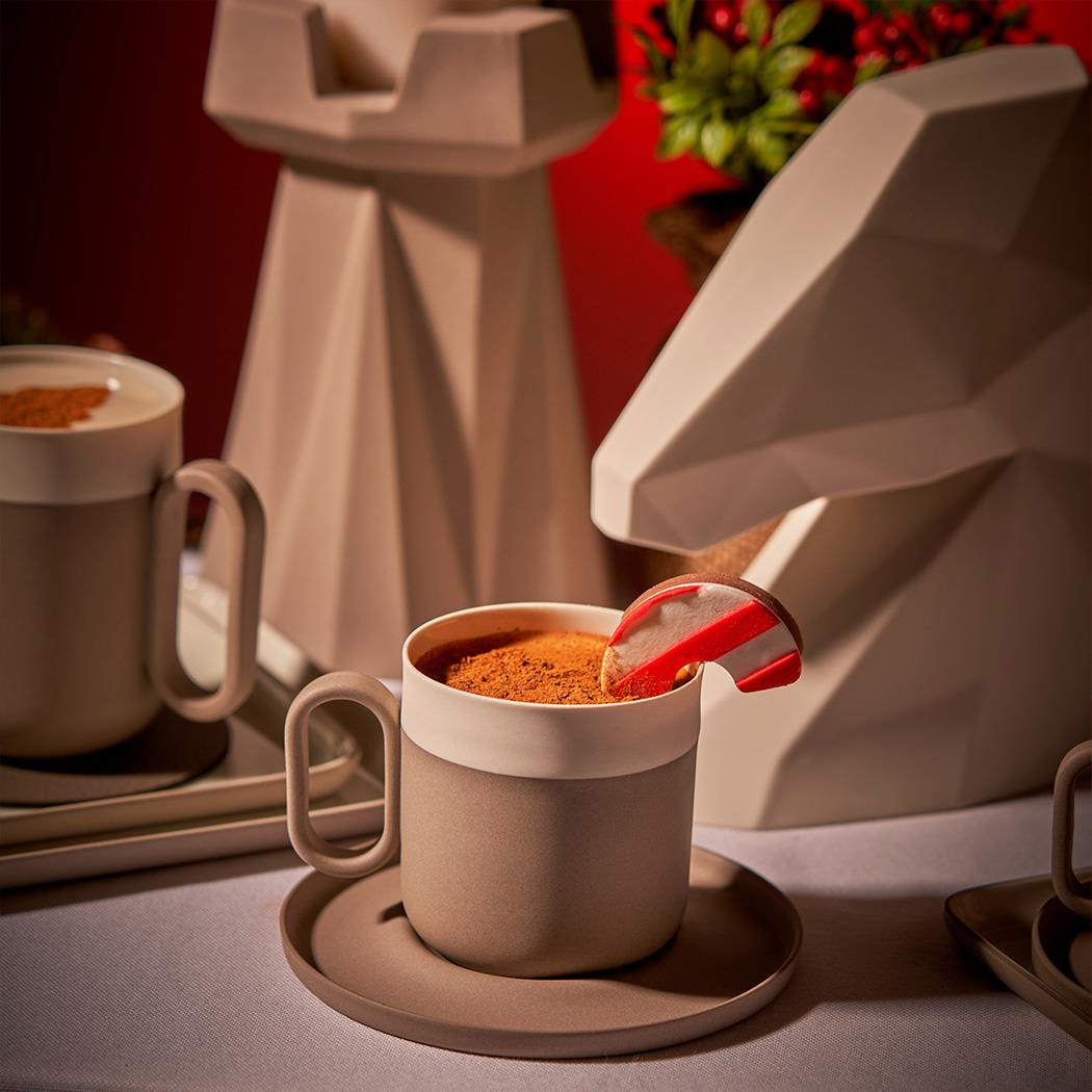 Capsule Çay Fincan Tabağı Taş