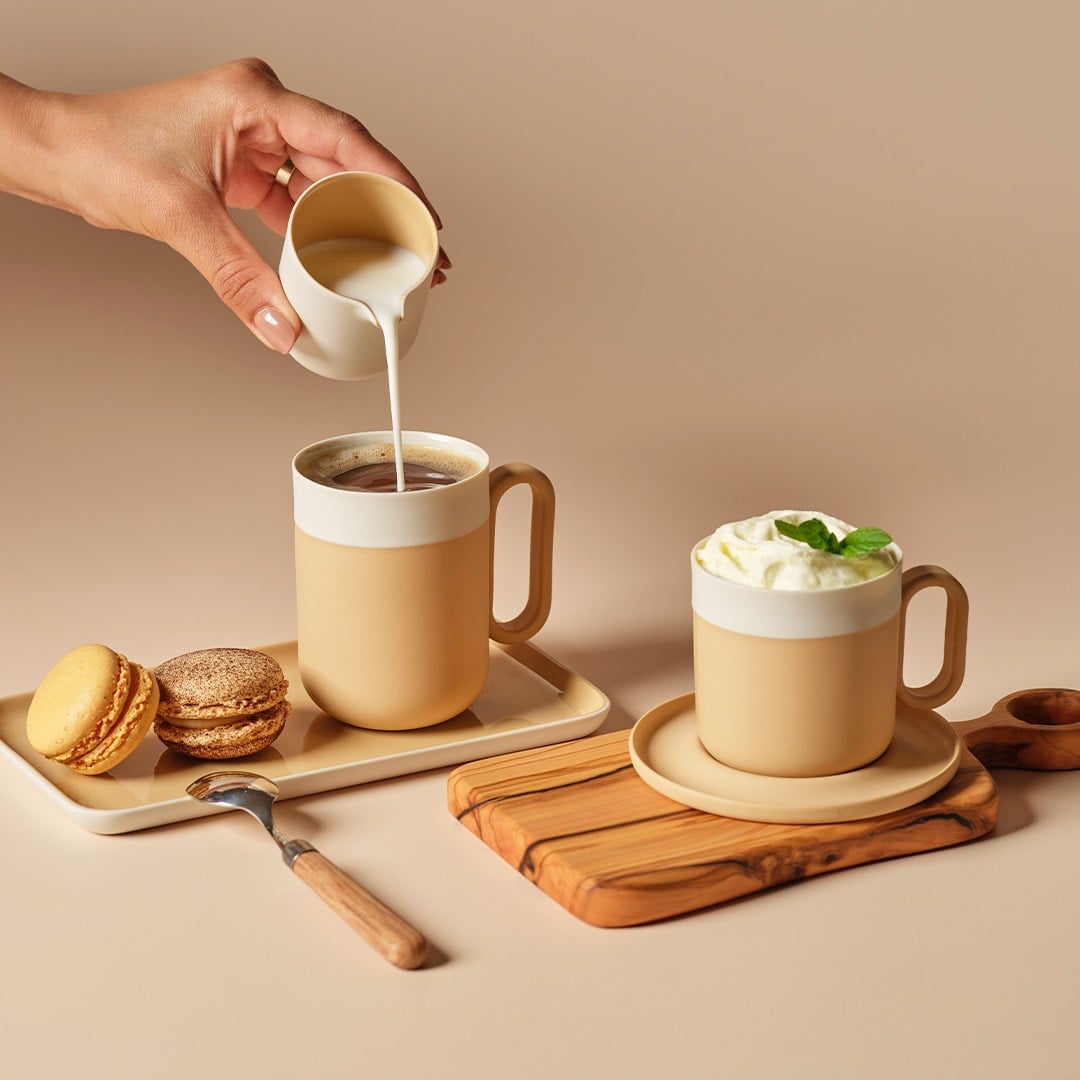 Capsule Çay Fincanı Saman & Fildişi