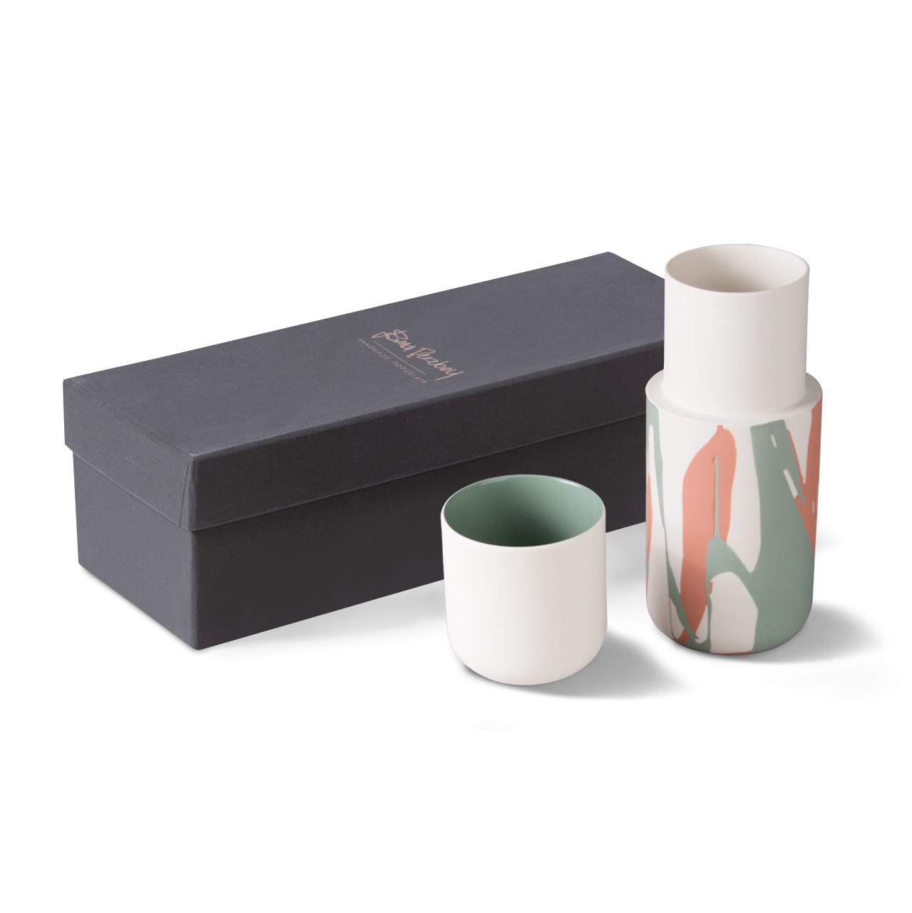 Capsule Colour Wave Sürahi Takımı Nil&Mercan&Fildişi-Fildişi&Nil