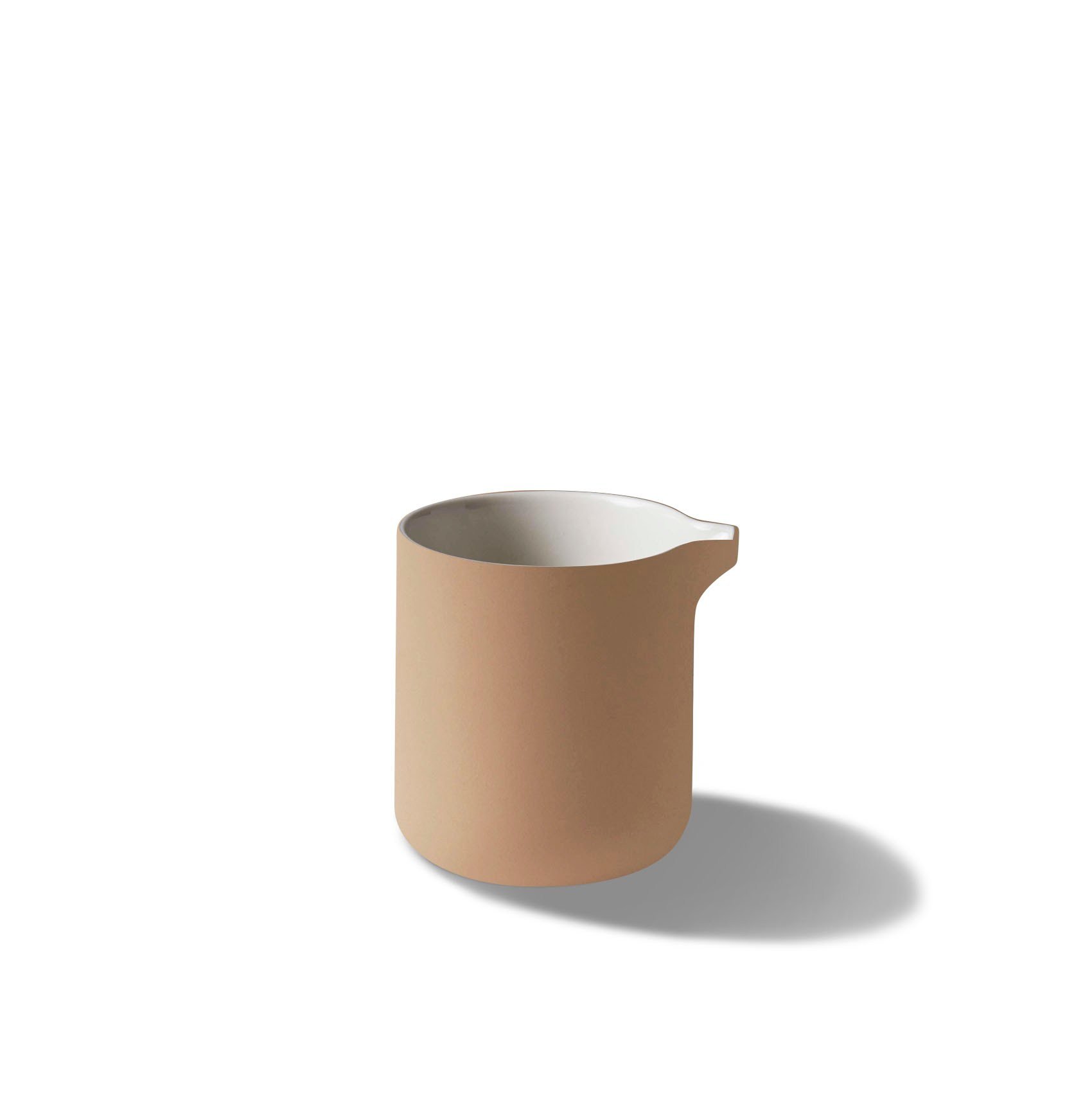 Capsule Milk Jug 90 ml Straw & Ivory
