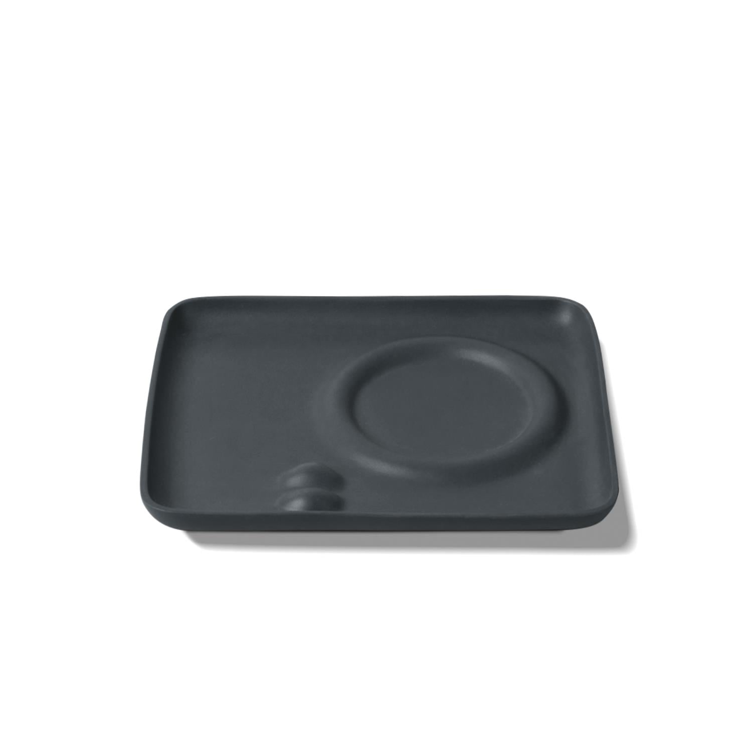 Rectangular Tea Serving Plate Single Colour BLACK