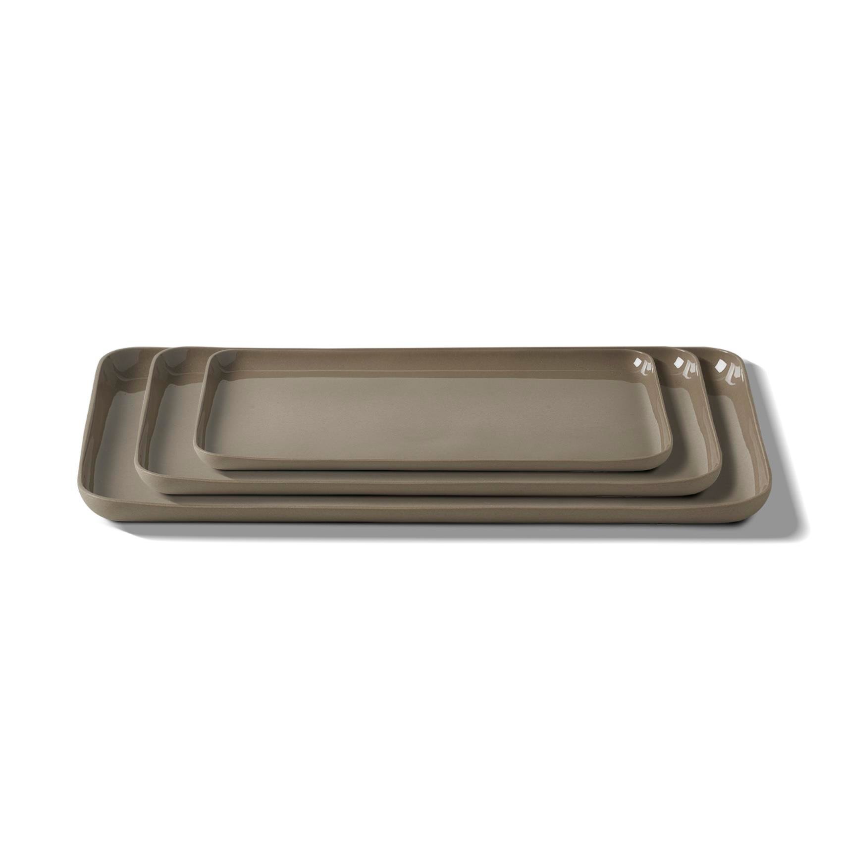 Rectangle Plate Set Rock