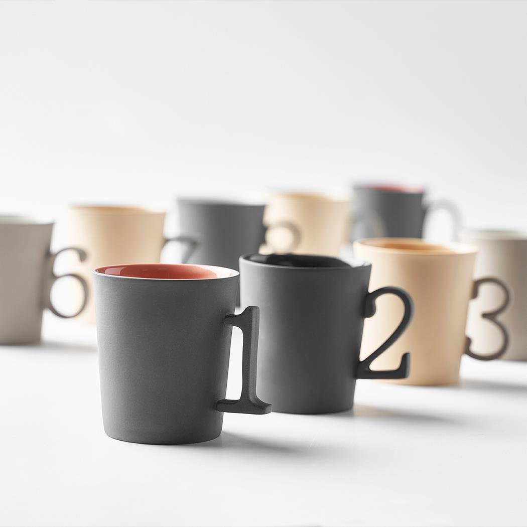 Fıgures Espresso Cup Handle 1 Double Colour