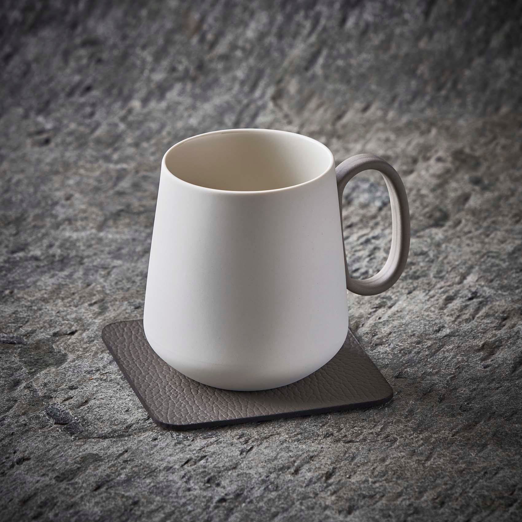 Square Glass Mat Set Of 4 Rock