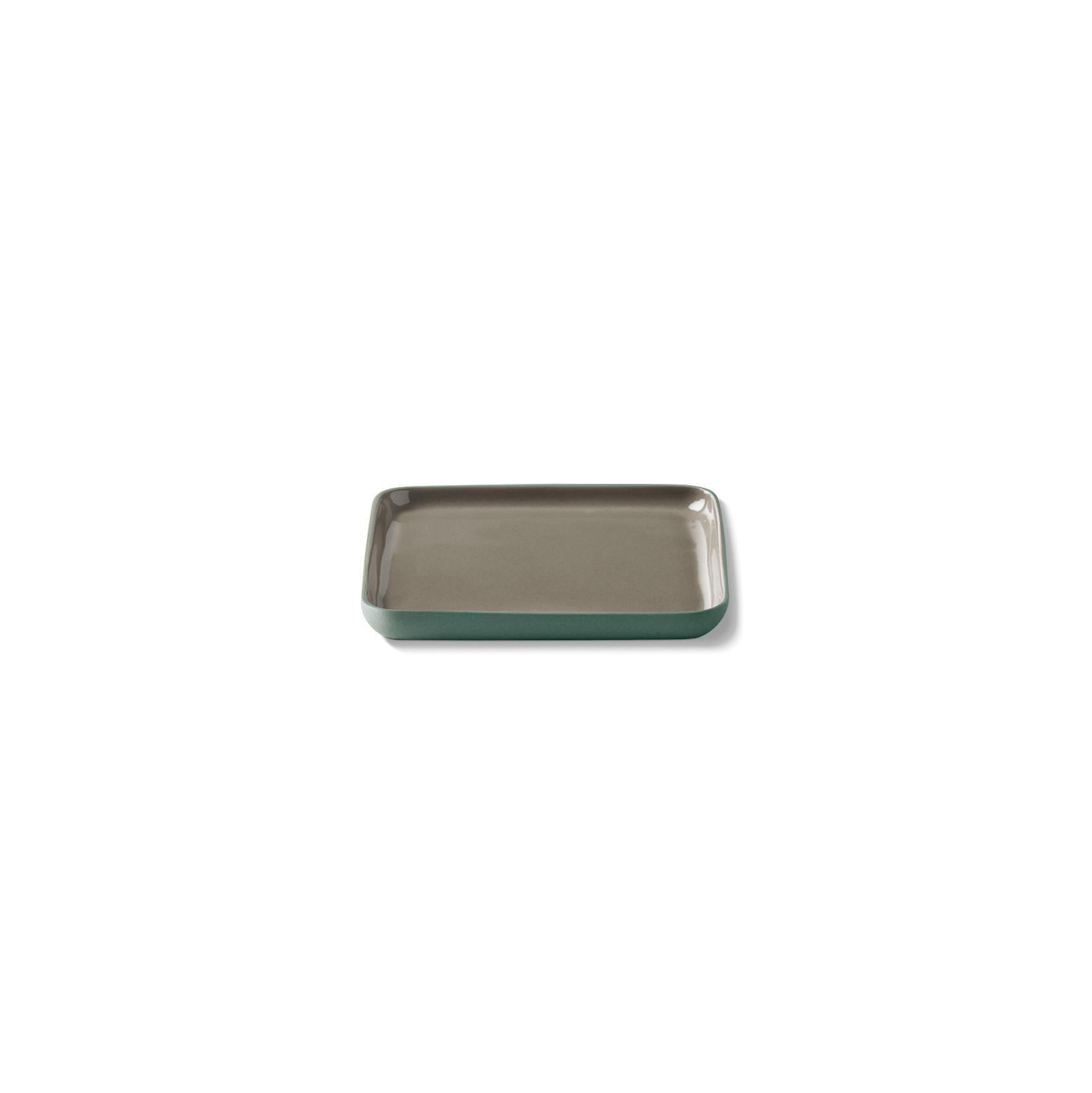 Square Bread Plate Double Colour