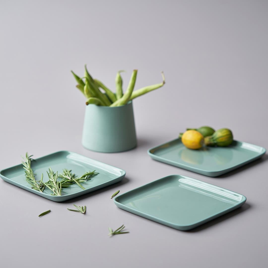 Square Bread Plate Sıngle Colour