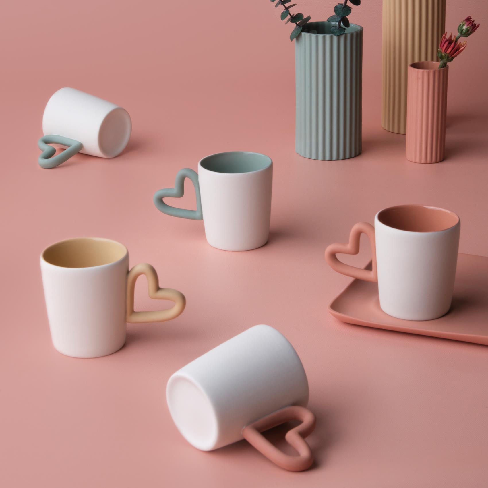 Love Harmony Espresso Cup Set Of 2 Ivory&Straw