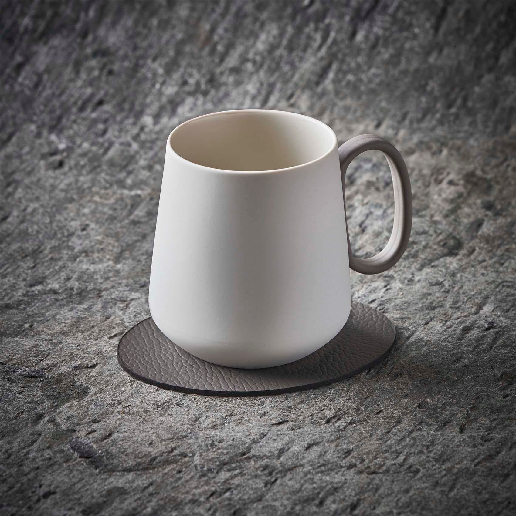Oval Glass Mat Set Of 4 Rock