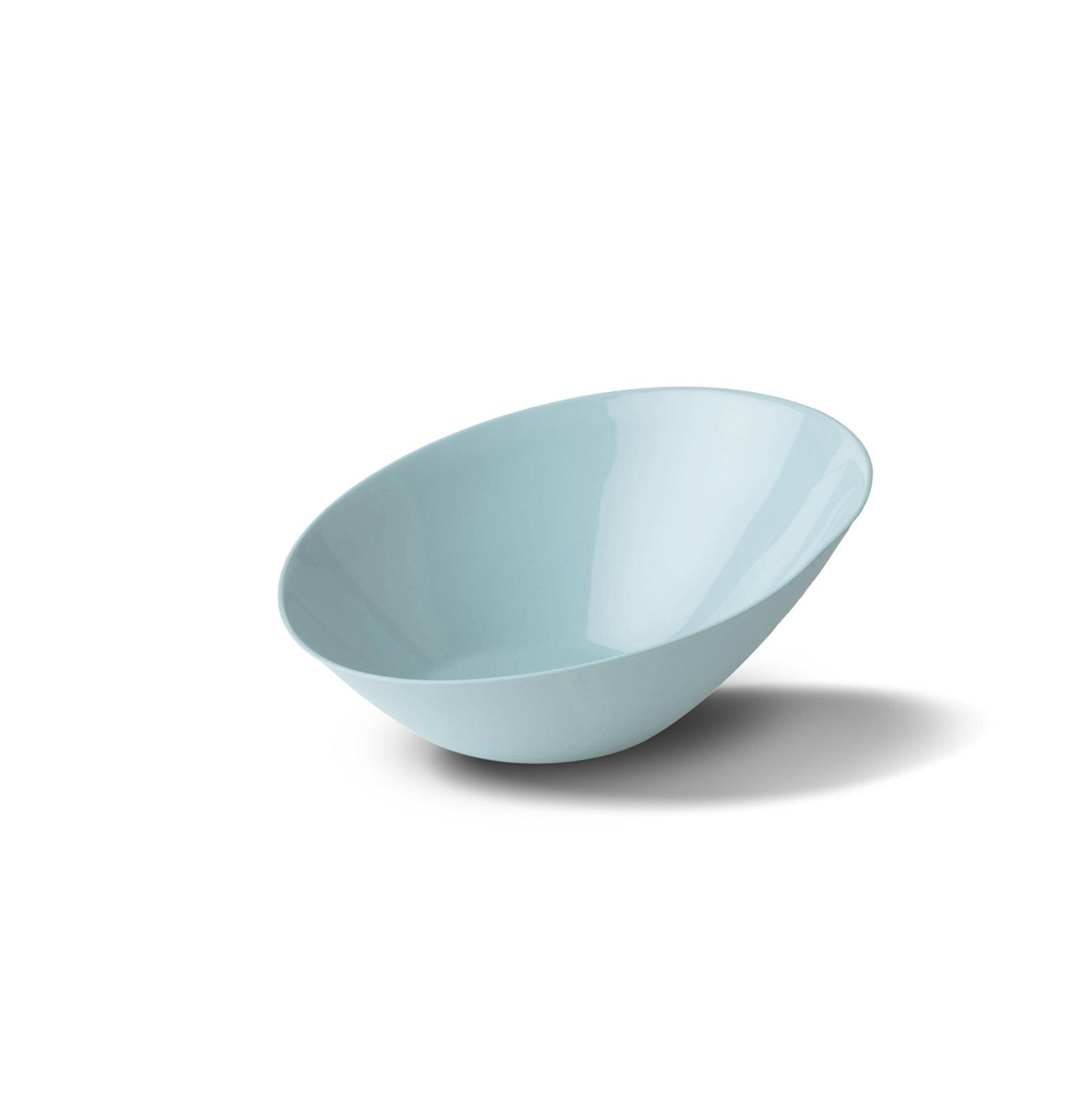Oval Küçük Boy Kase Tek Renk Aqua