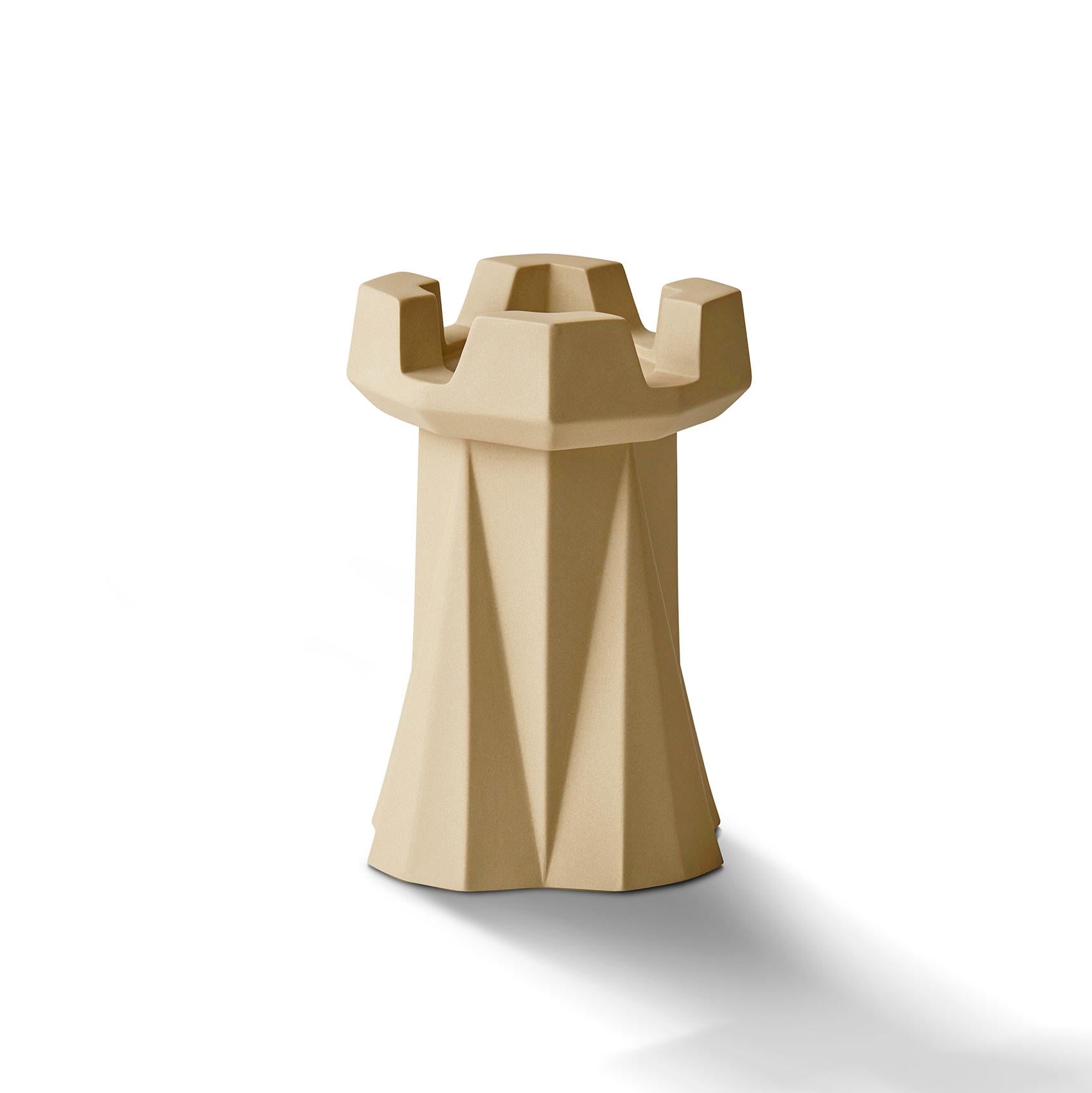 Chess Rook Candle Holder Straw