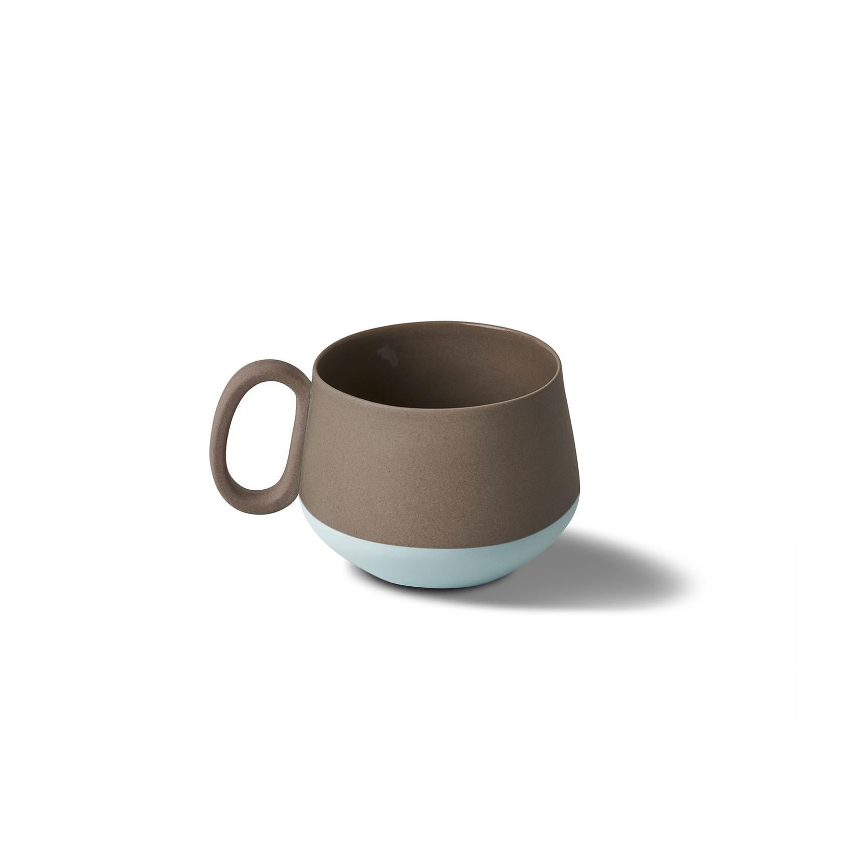 Tasse à Expresso Tube Double Couleur Ivoire & Noir