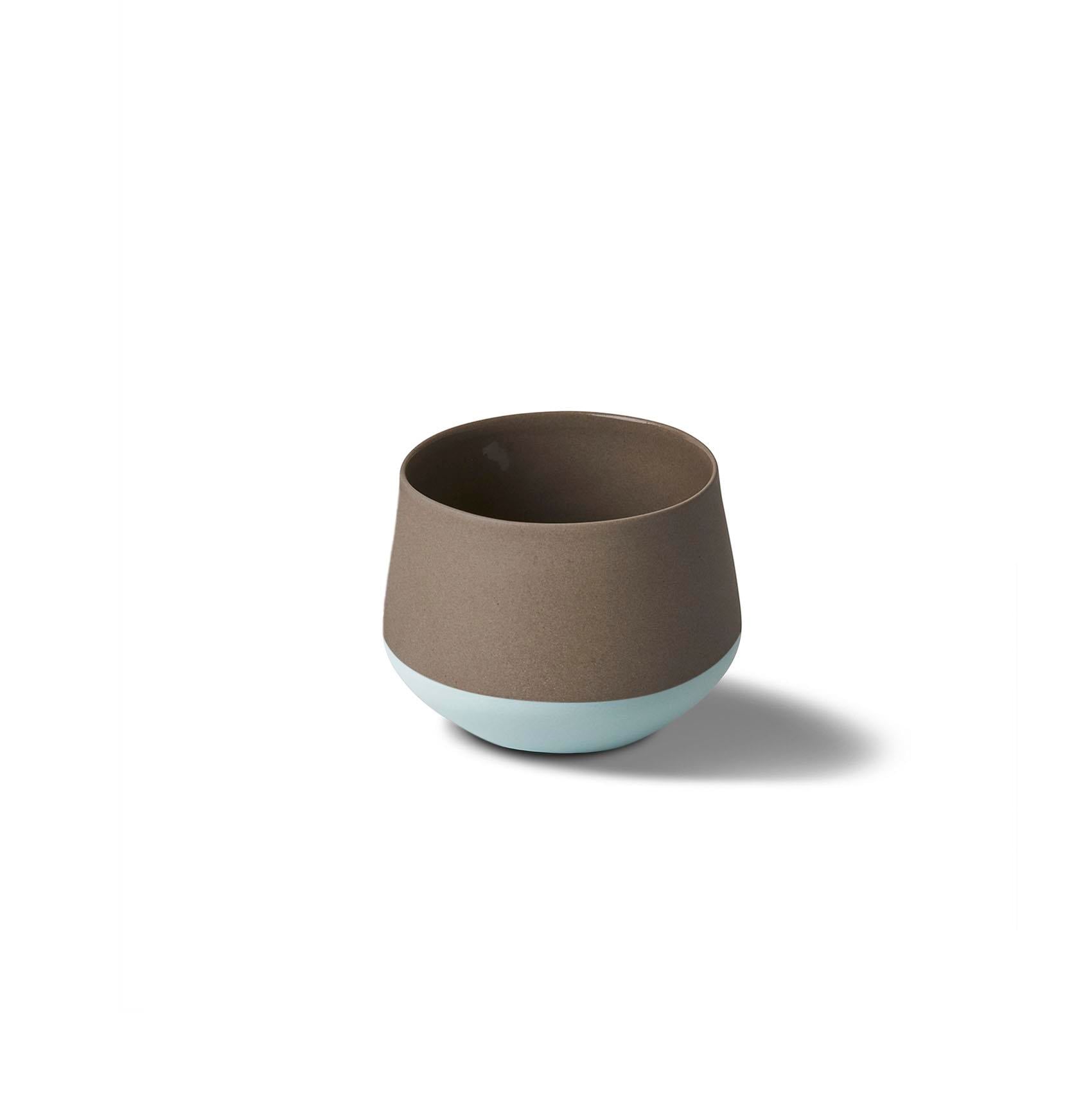 Tube Ivory Handleless Espresso Cup Double Colour