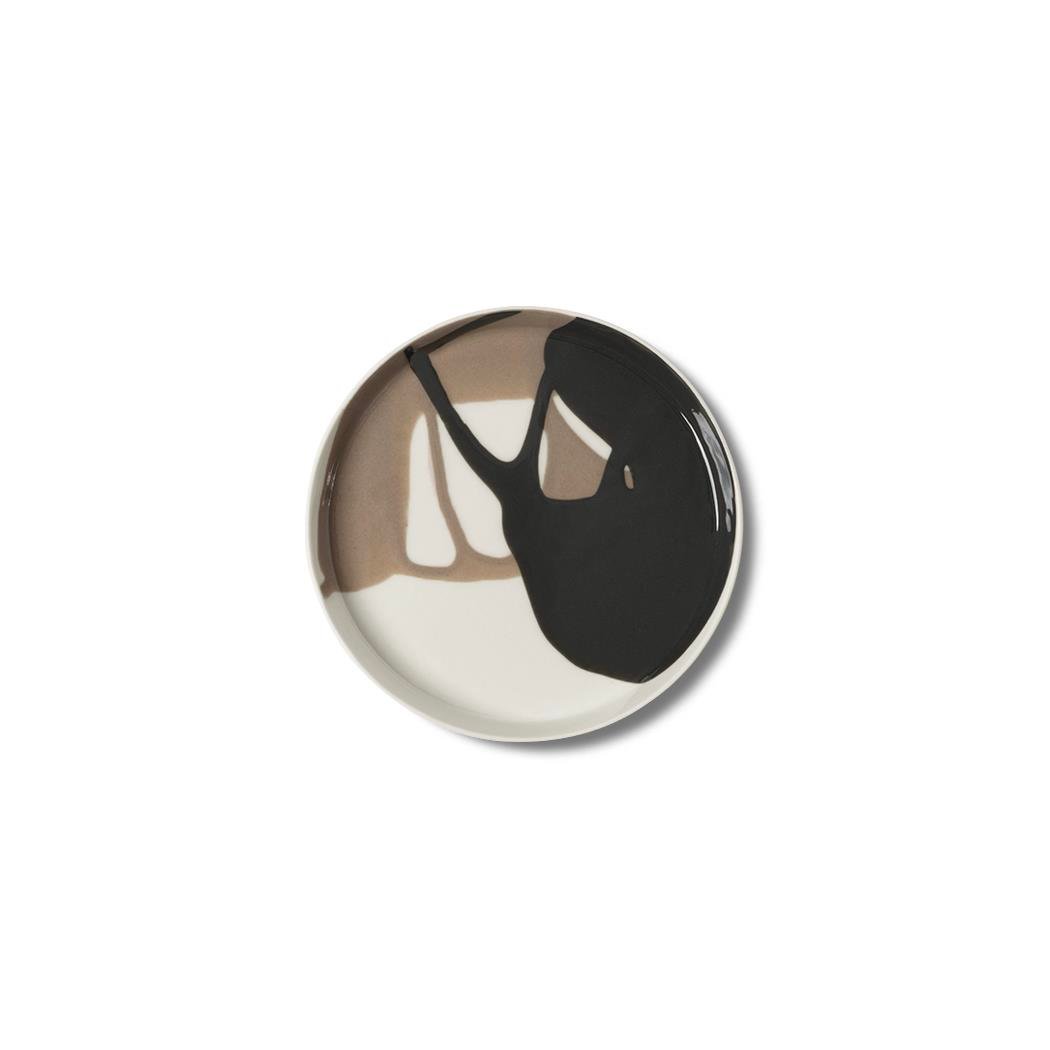 Round Bread Plate Colour Wave