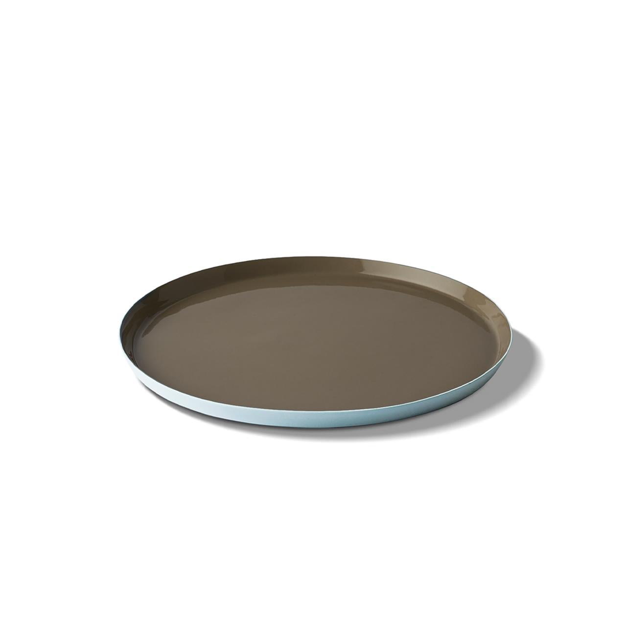 Runder Vorspeisenteller Doppel Farbe Elfenbein