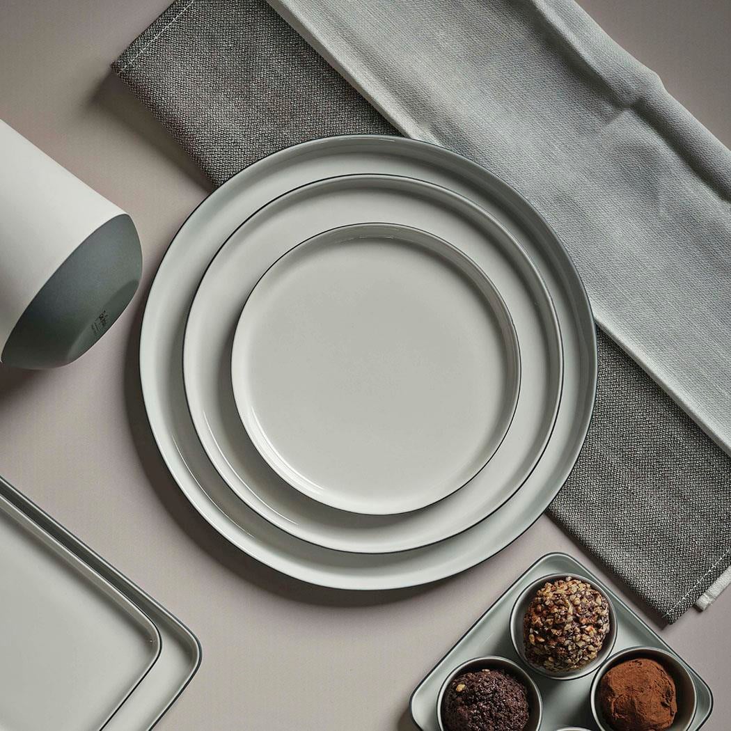 Round Starter Plate Double Colour