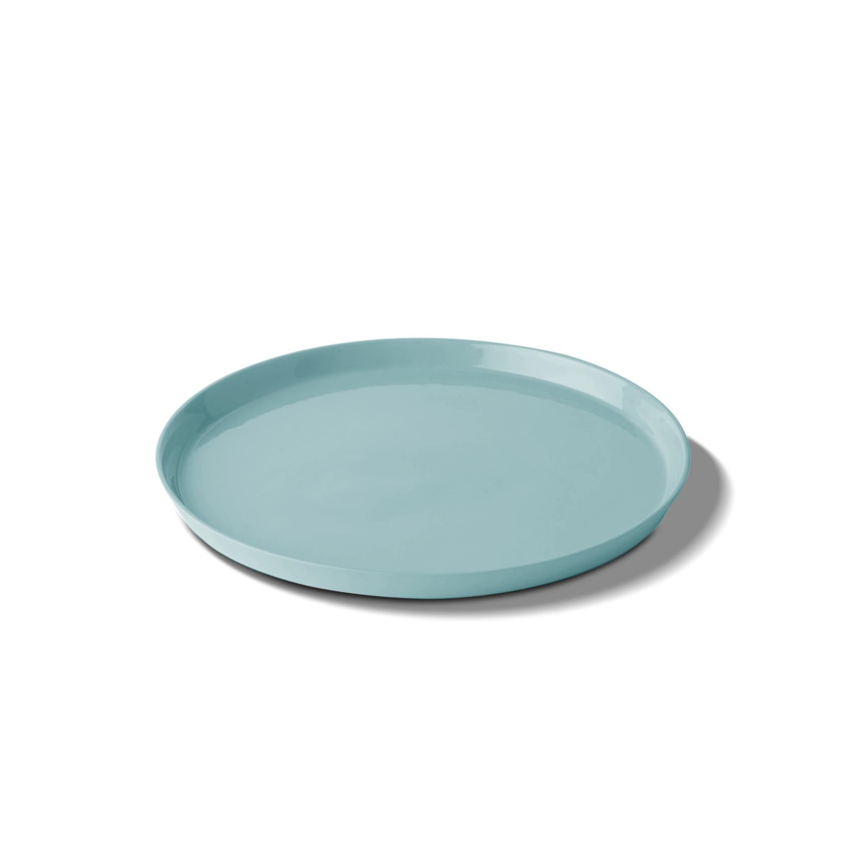 Runde Vorspeisenteller Einzelfarbe Aqua