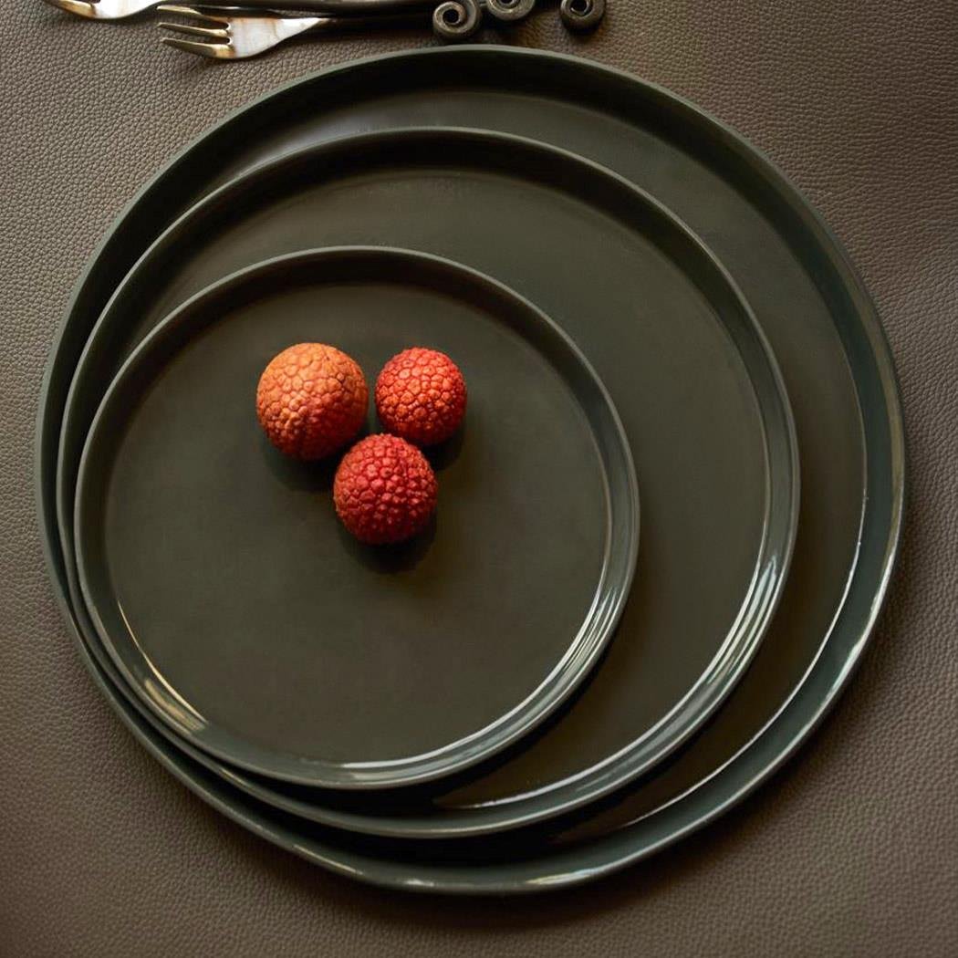 Round Dessert Plate Sıngle Colour
