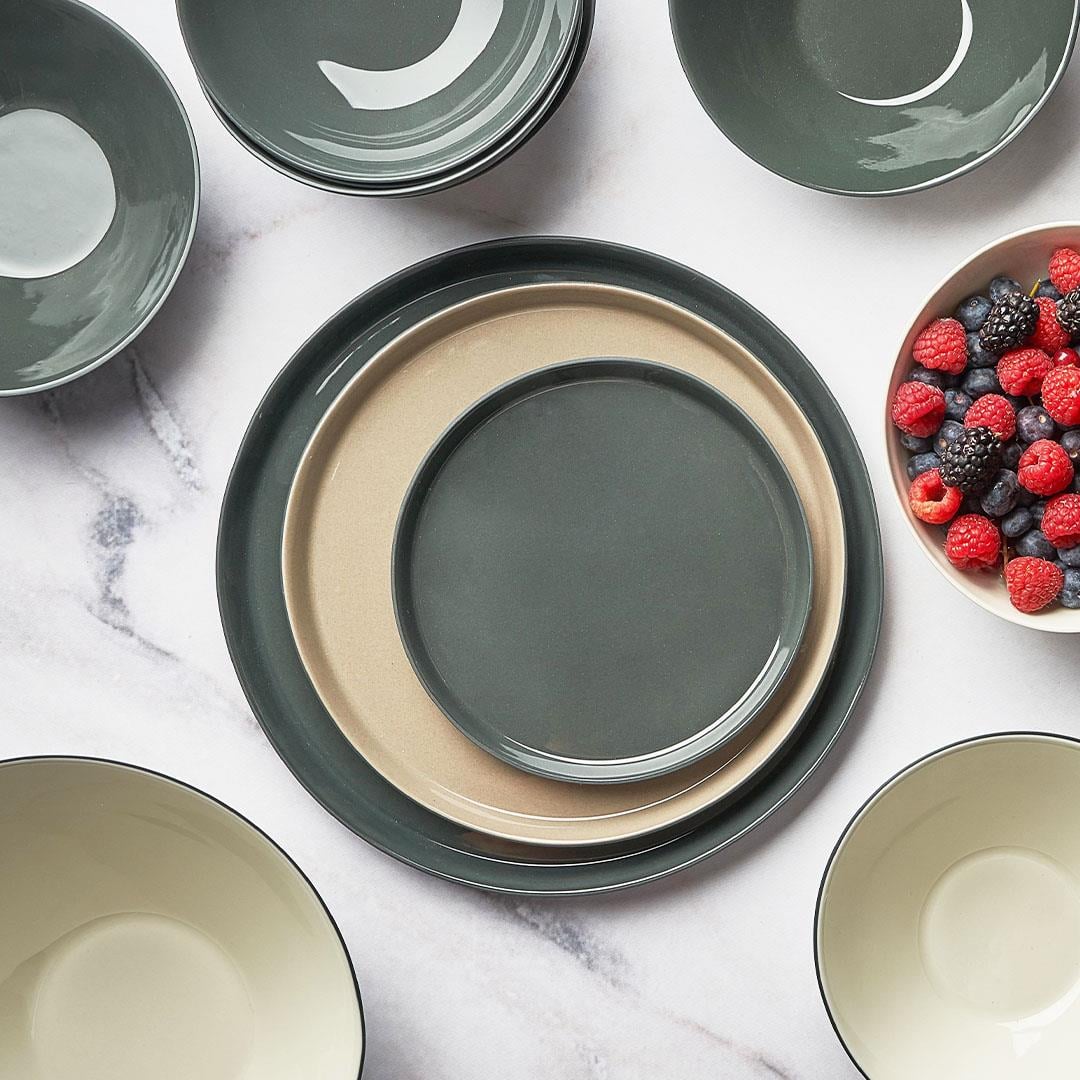 Round Dessert Plate Sıngle Colour